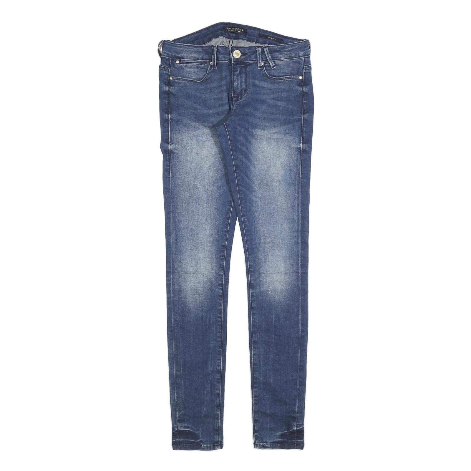 GUESS Womens Jeans Blue Slim Skinny Denim Medium W28 L30 Stretch Zip Fly Refurbished - N/A refurbished available on Cerqular