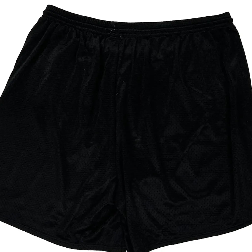 Nike Sport Shorts - XL Black Polyester Refurbished - Thrifted (note: this is a term often used to describe second- refurbished available on Cerqular