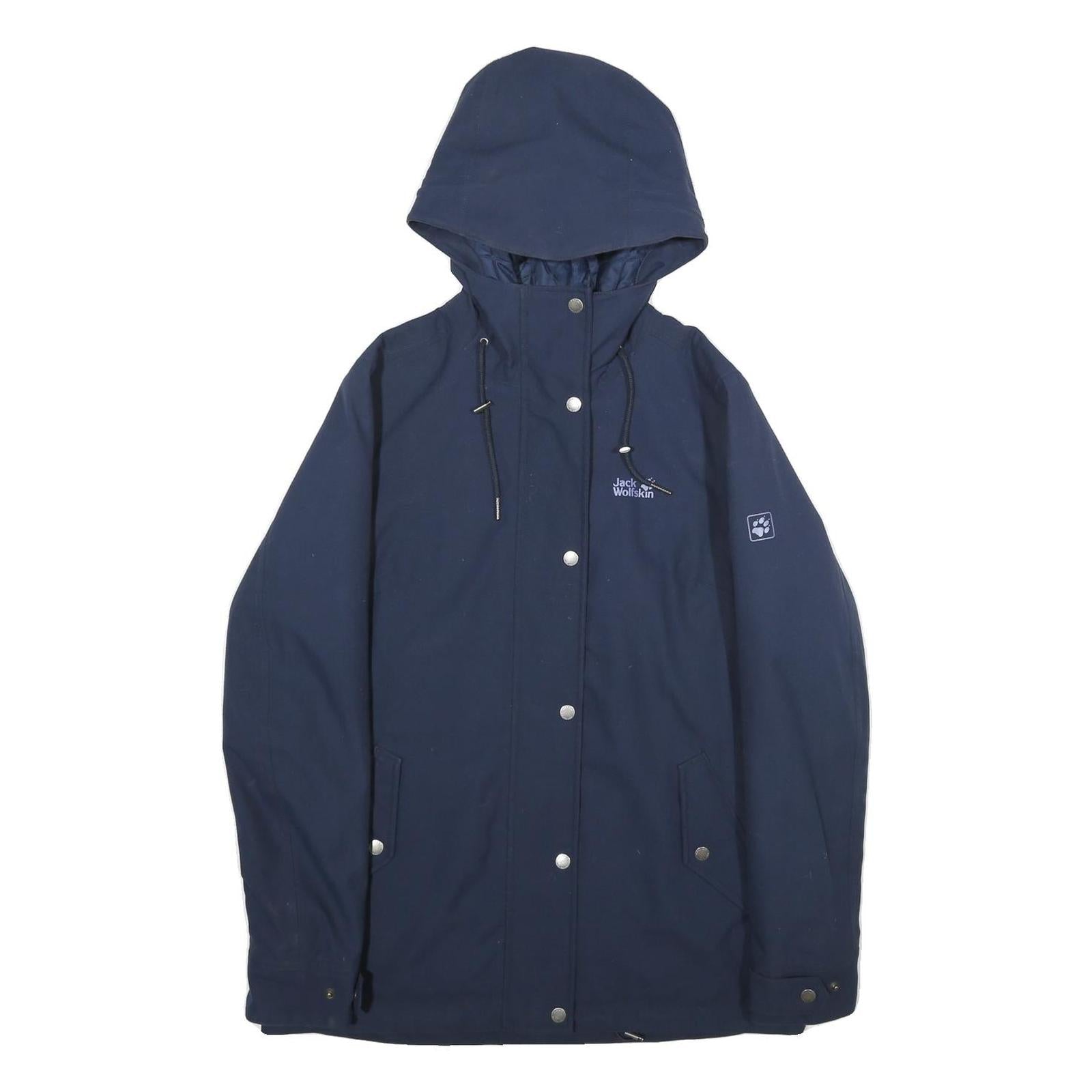 Buy JACK WOLFSKIN Womens Navy Blue Outdoor Jacket UK 6 Polyester Zip Hooded Plain Refurbished - $66.29 JACK WOLFSKIN Womens Navy Blue Outdoor Jacket UK 6 Polyester Zip Hooded Plain Refurbished - N/A refurbished available on Cerqular