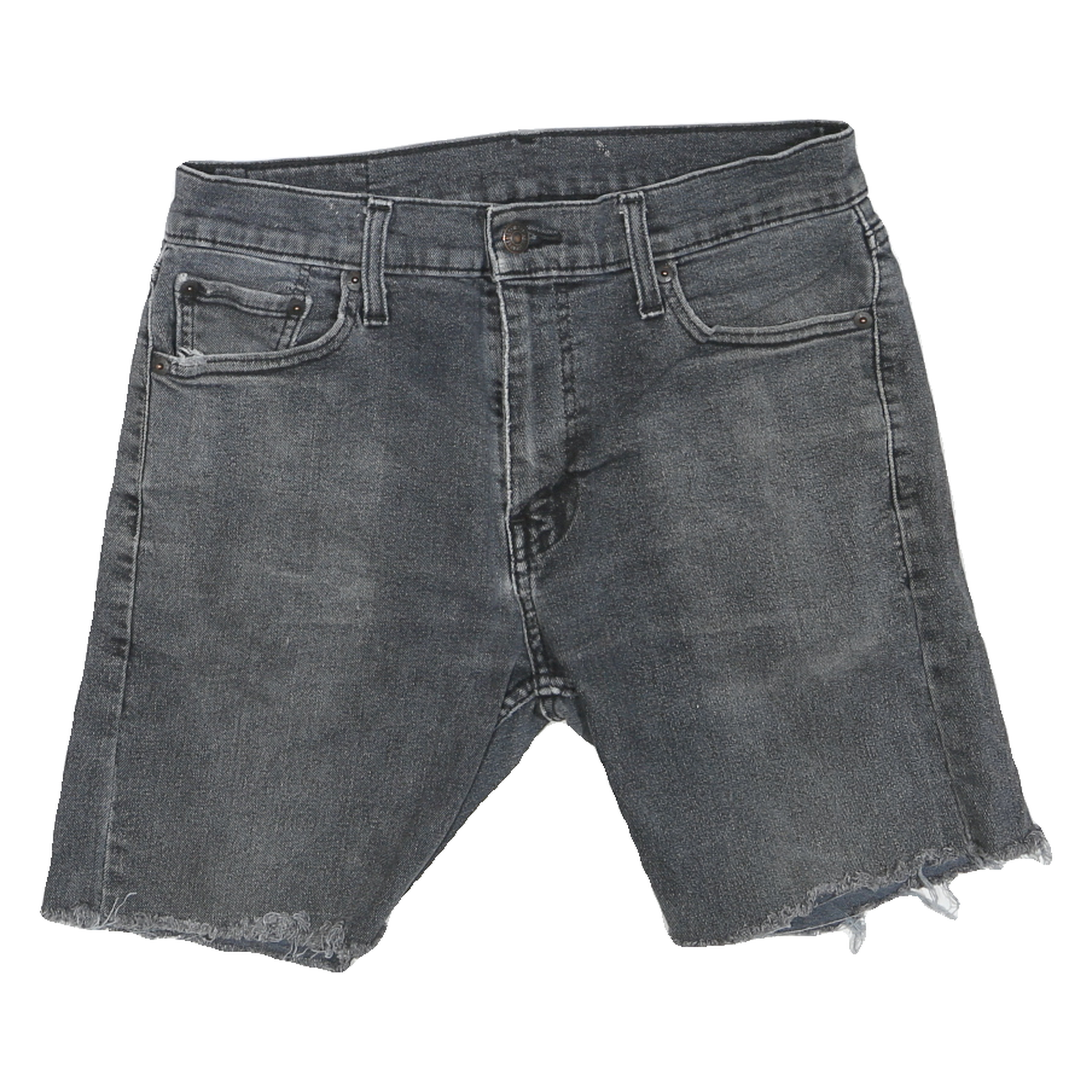LEVI'S Mens Shorts Blue Denim Cut-Off M W30 Frayed Hem Casual Summer Refurbished - N/A refurbished available on Cerqular