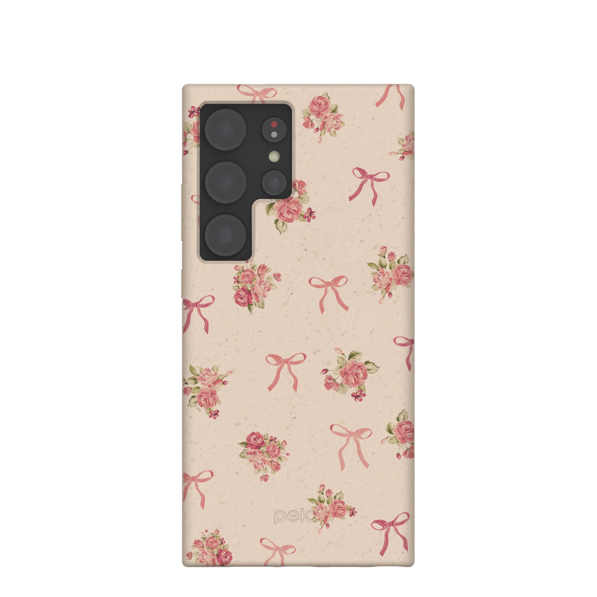 Seashell Roses and Bows Samsung Galaxy S24 Ultra Case Refurbished - Pela Case refurbished available on Cerqular
