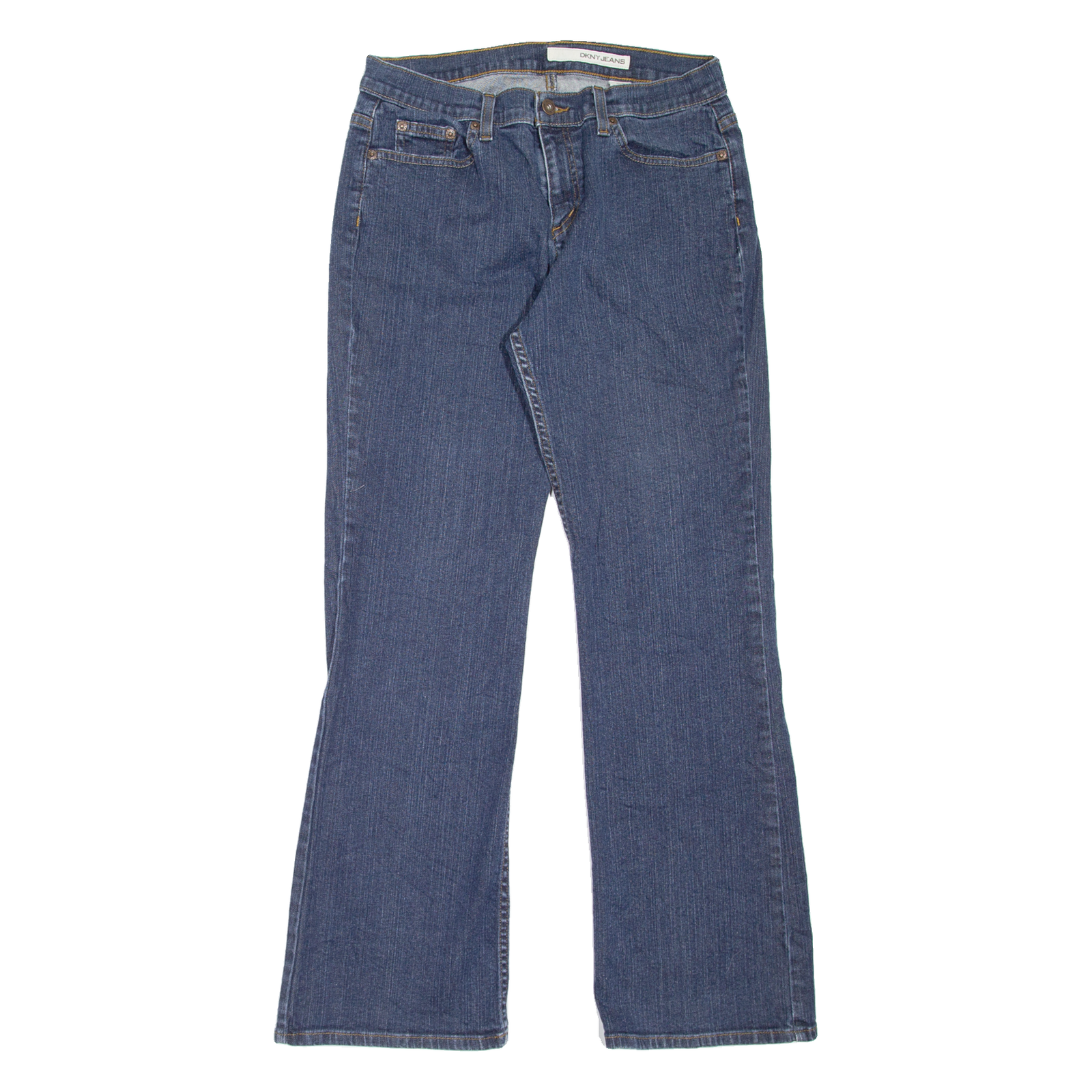 DKNY Soho Womens Jeans Blue Regular Bootcut W28 L30 Refurbished - N/A refurbished available on Cerqular