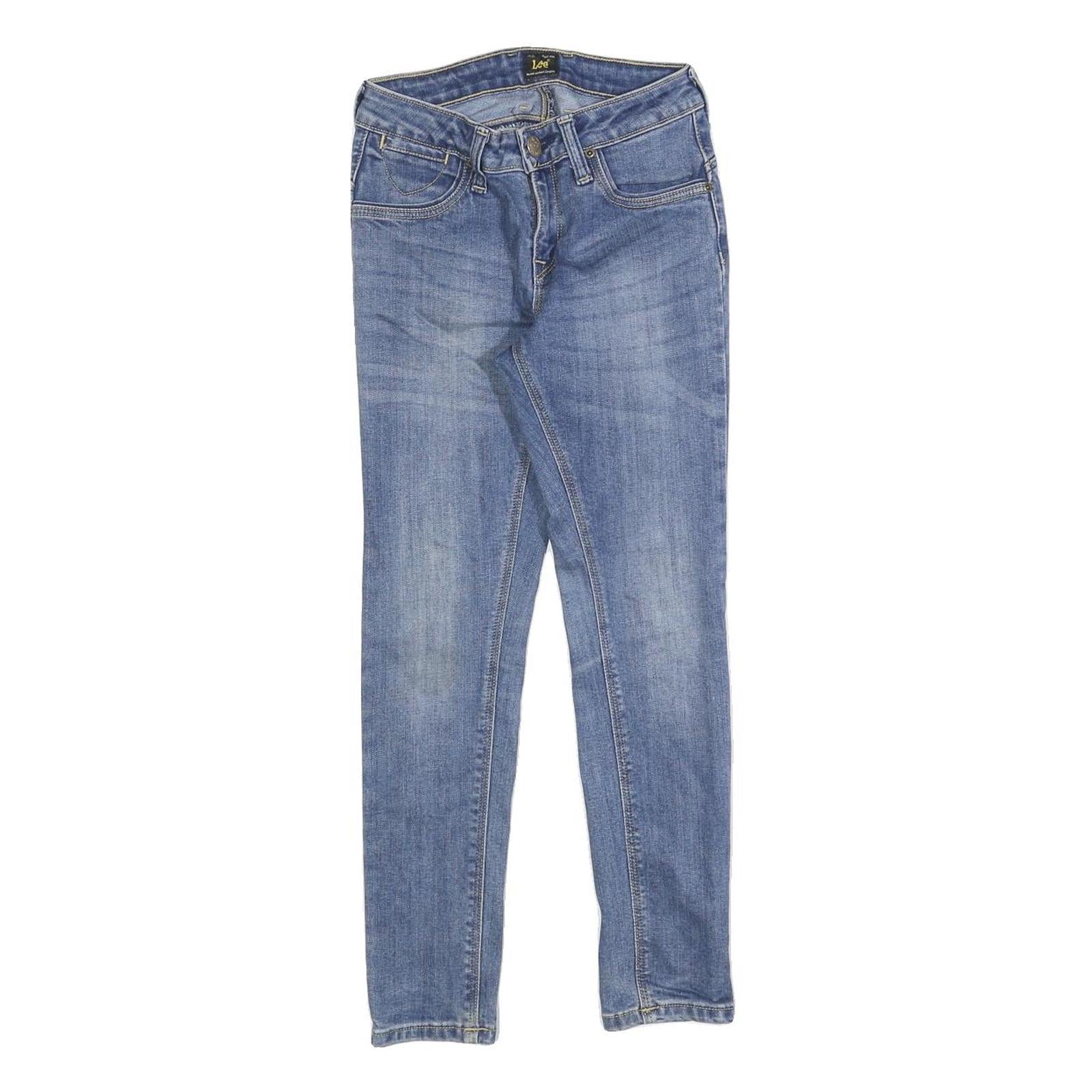 Buy LEE Womens Slim Blue Denim Slim Jeans W25 L25 Stretch Cotton Blend Zip Refurbished - $33.79 LEE Womens Slim Blue Denim Slim Jeans W25 L25 Stretch Cotton Blend Zip Refurbished - N/A refurbished available on Cerqular