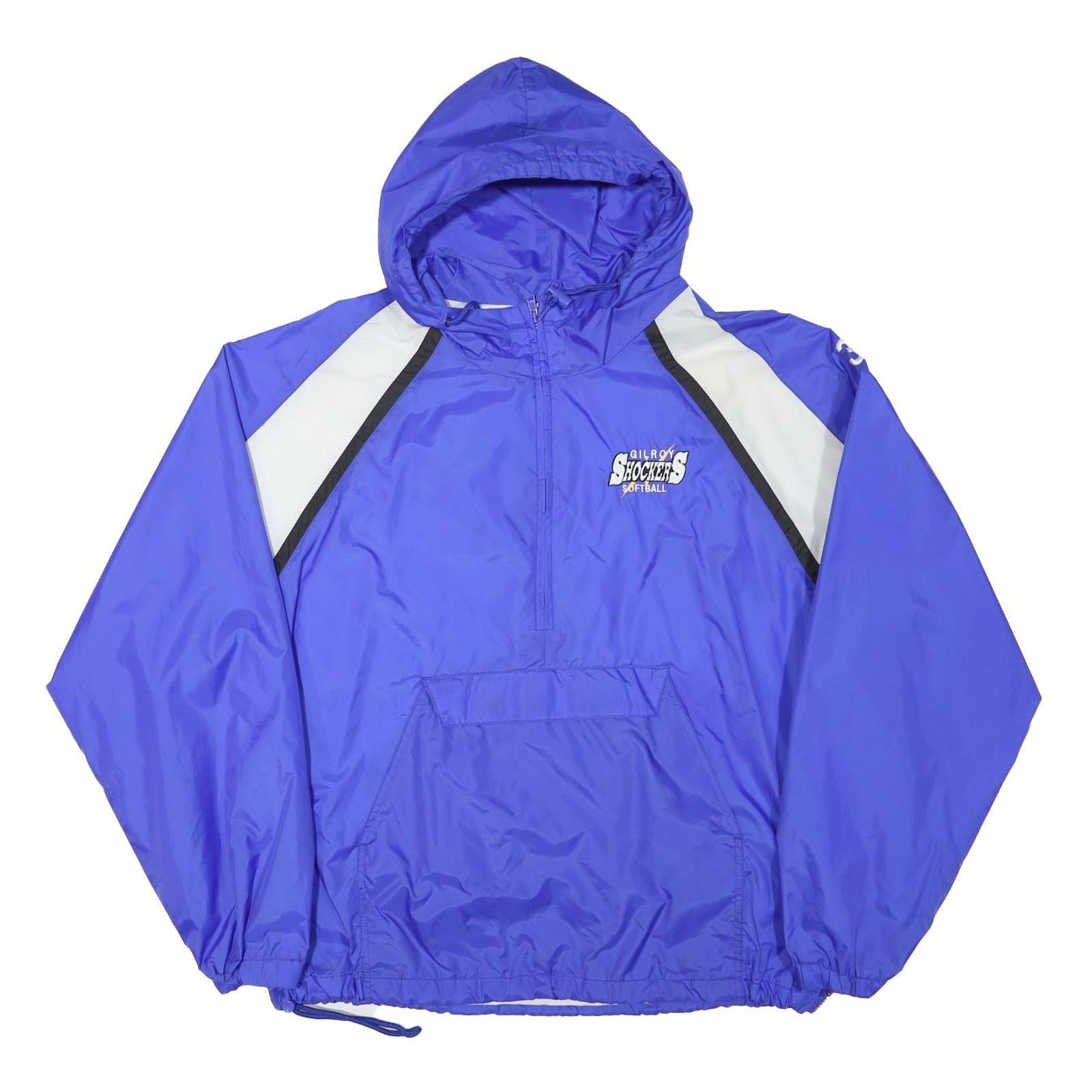 Buy GTM Mens Blue & White Softball Windbreaker XL Polyester Blend Jacket Hooded Zip Refurbished - $37.69 GTM Mens Blue & White Softball Windbreaker XL Polyester Blend Jacket Hooded Zip Refurbished - N/A refurbished available on Cerqular