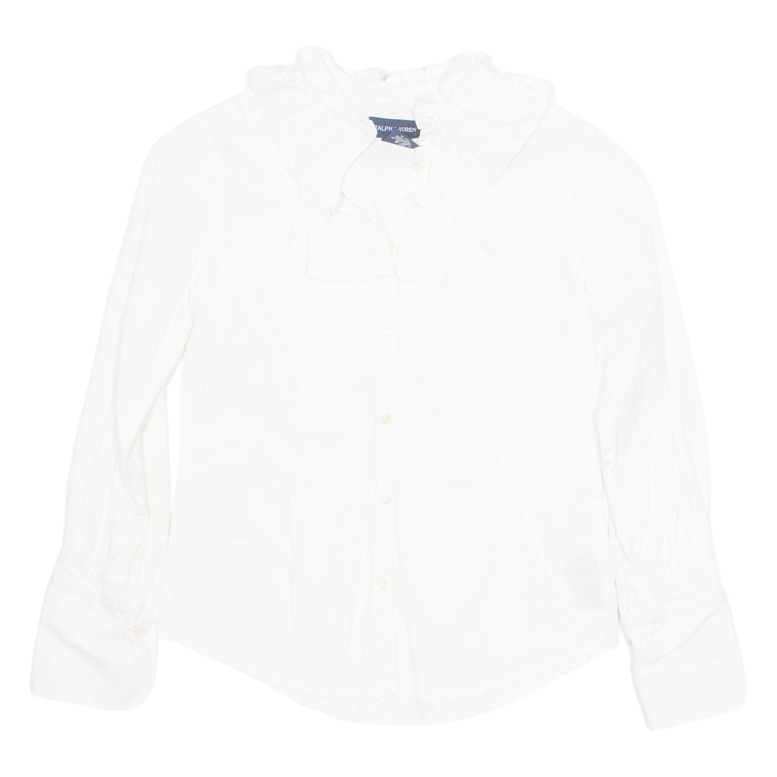RALPH LAUREN Womens Shirt White Long Sleeve UK 8 Refurbished - N/A refurbished available on Cerqular