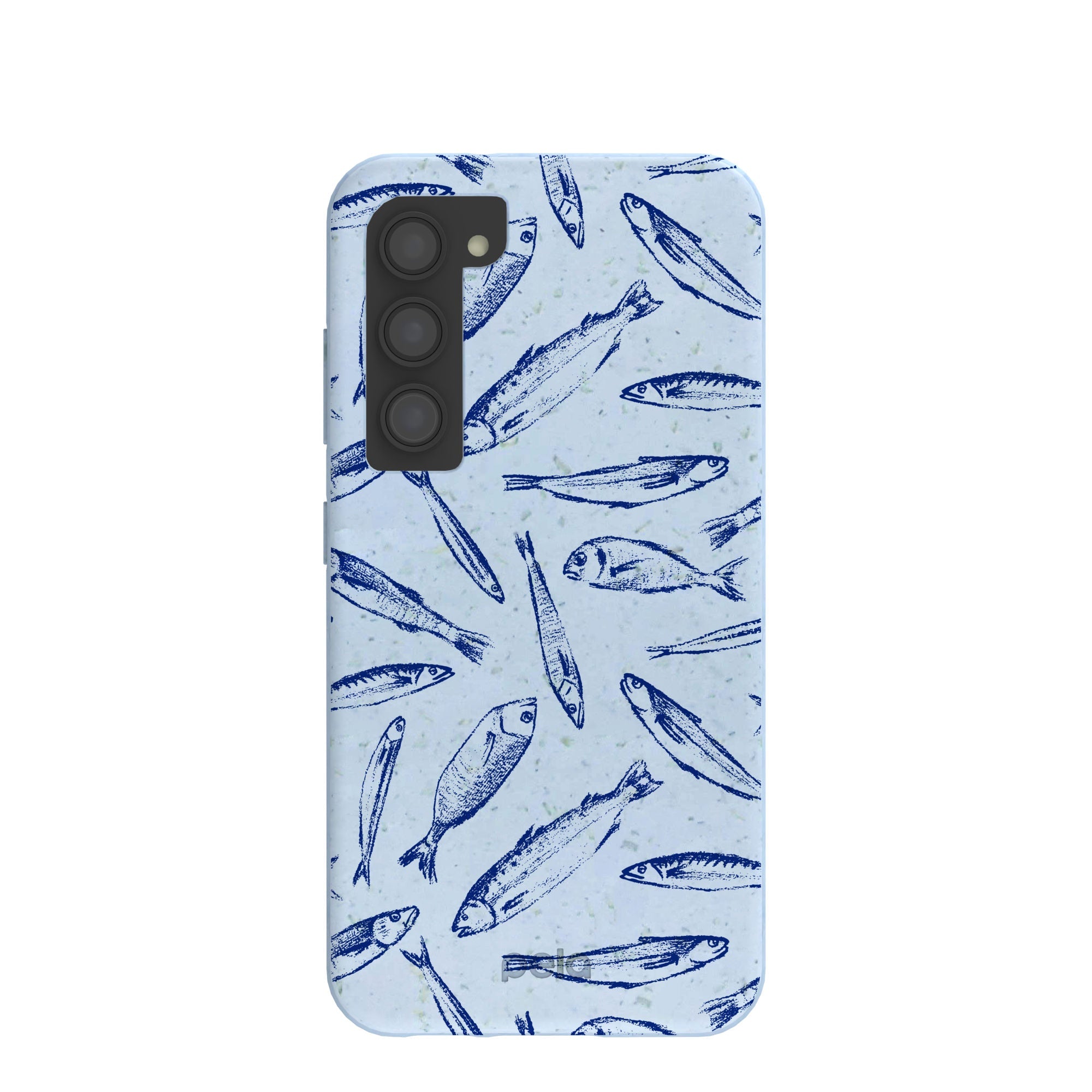 Powder Blue Fishery Samsung Galaxy S23 Case Refurbished - Pela Case refurbished available on Cerqular
