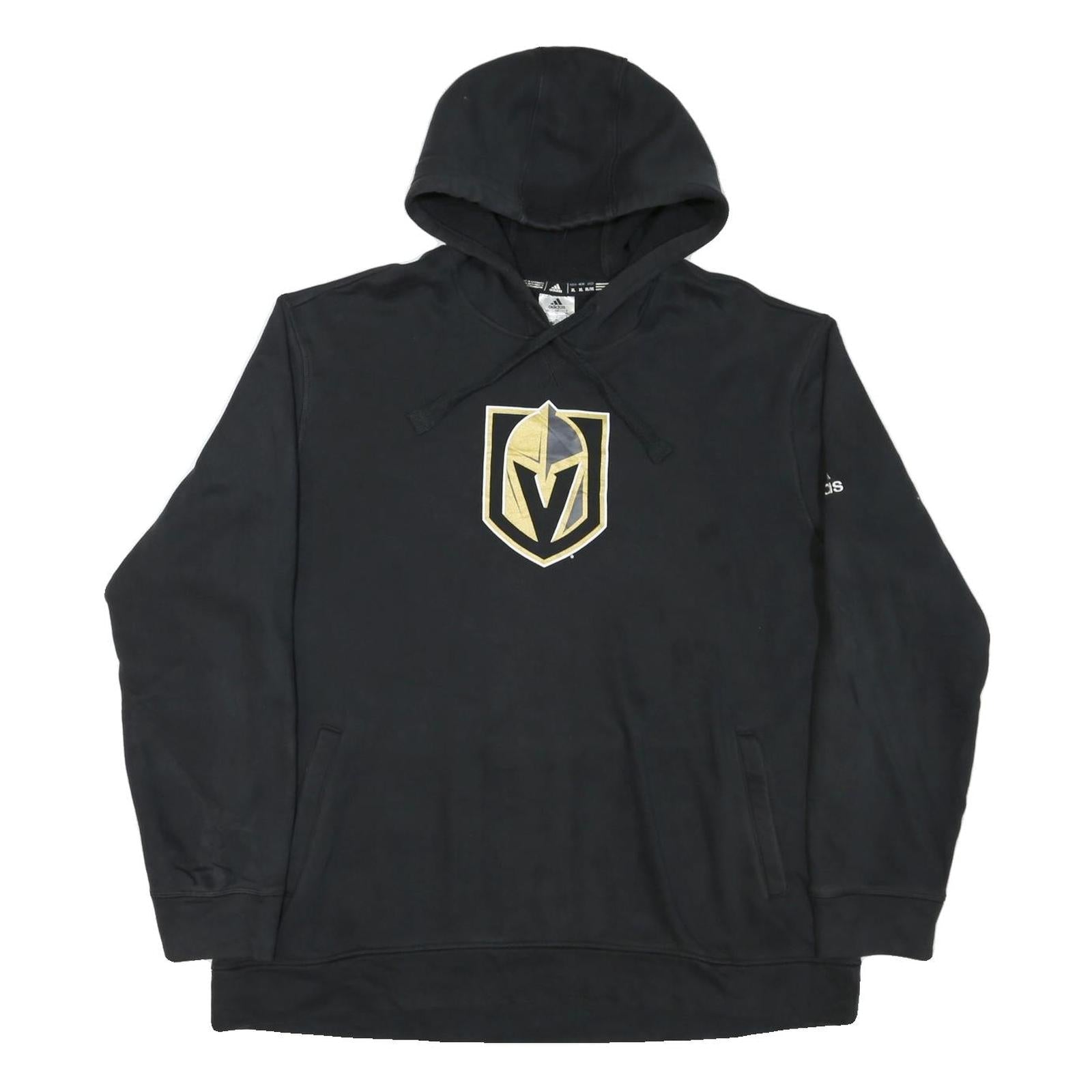 ADIDAS Mens Black Hoodie XL Cotton Blend Pullover Logo Sportswear Refurbished - N/A refurbished available on Cerqular
