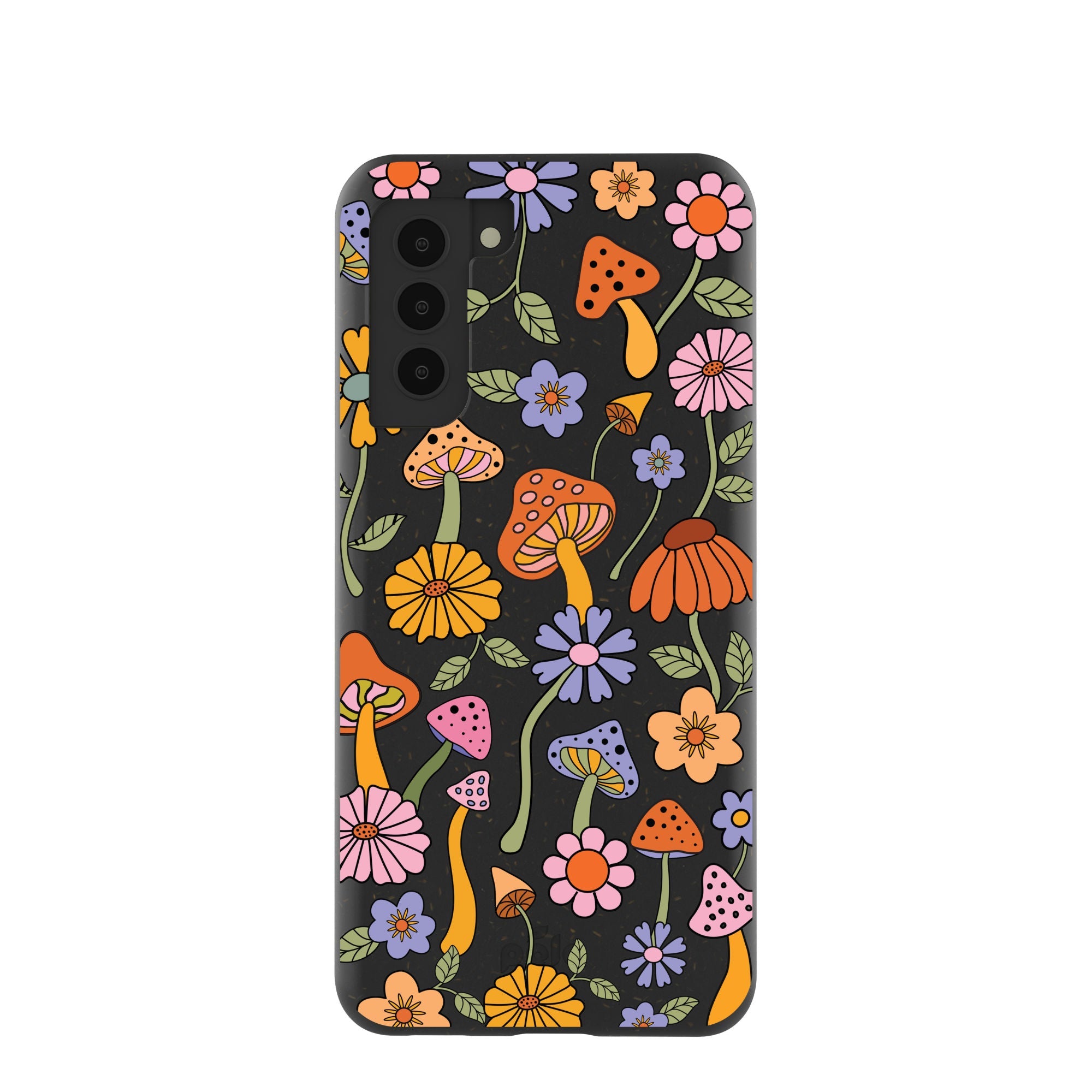 Black Midnight Shrooms Samsung Galaxy S21 Case Refurbished - Pela Case refurbished available on Cerqular