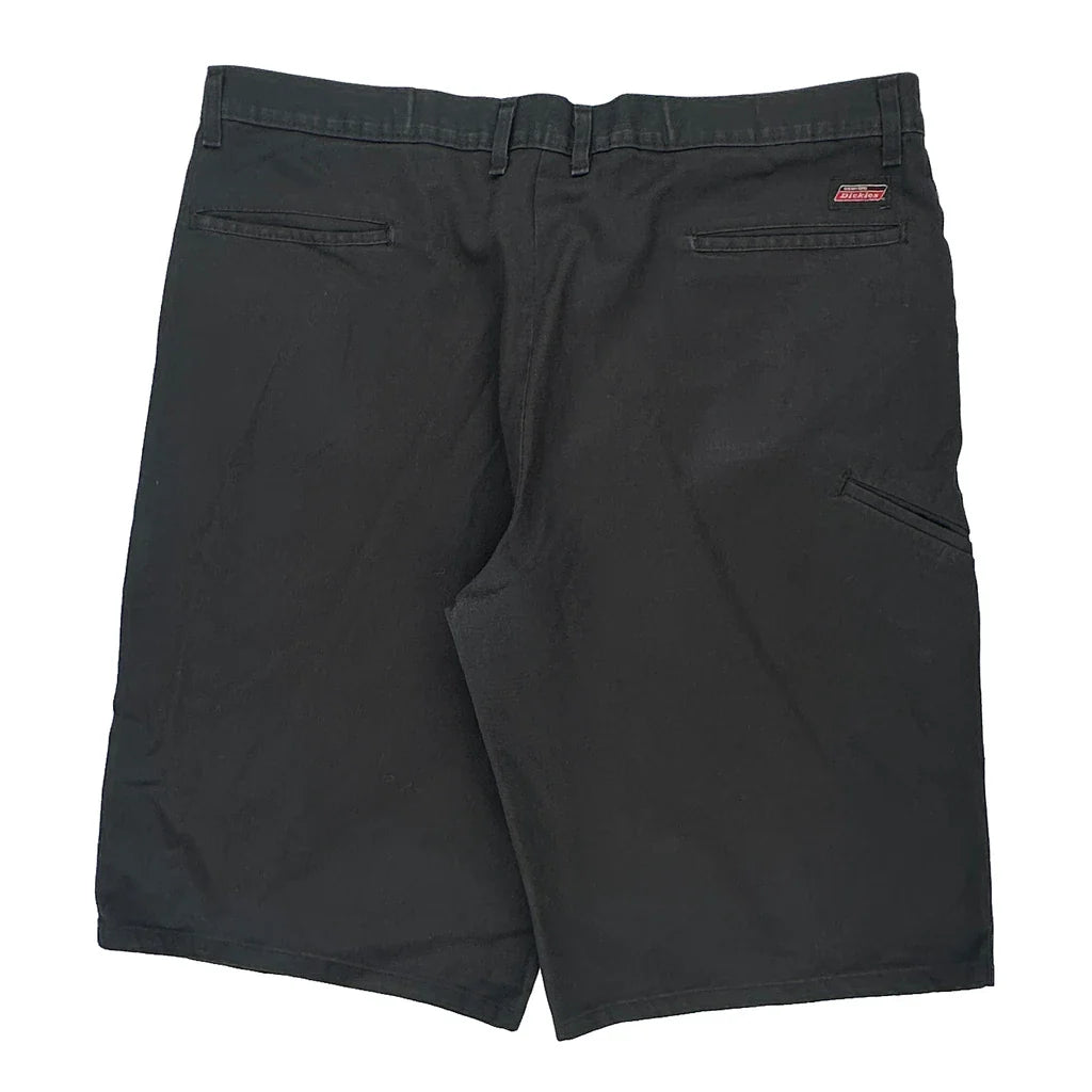 Dickies Chino Shorts - 36W 11L Black Cotton Refurbished - Thrifted (note: this is a term often used to describe second- refurbished available on Cerqular