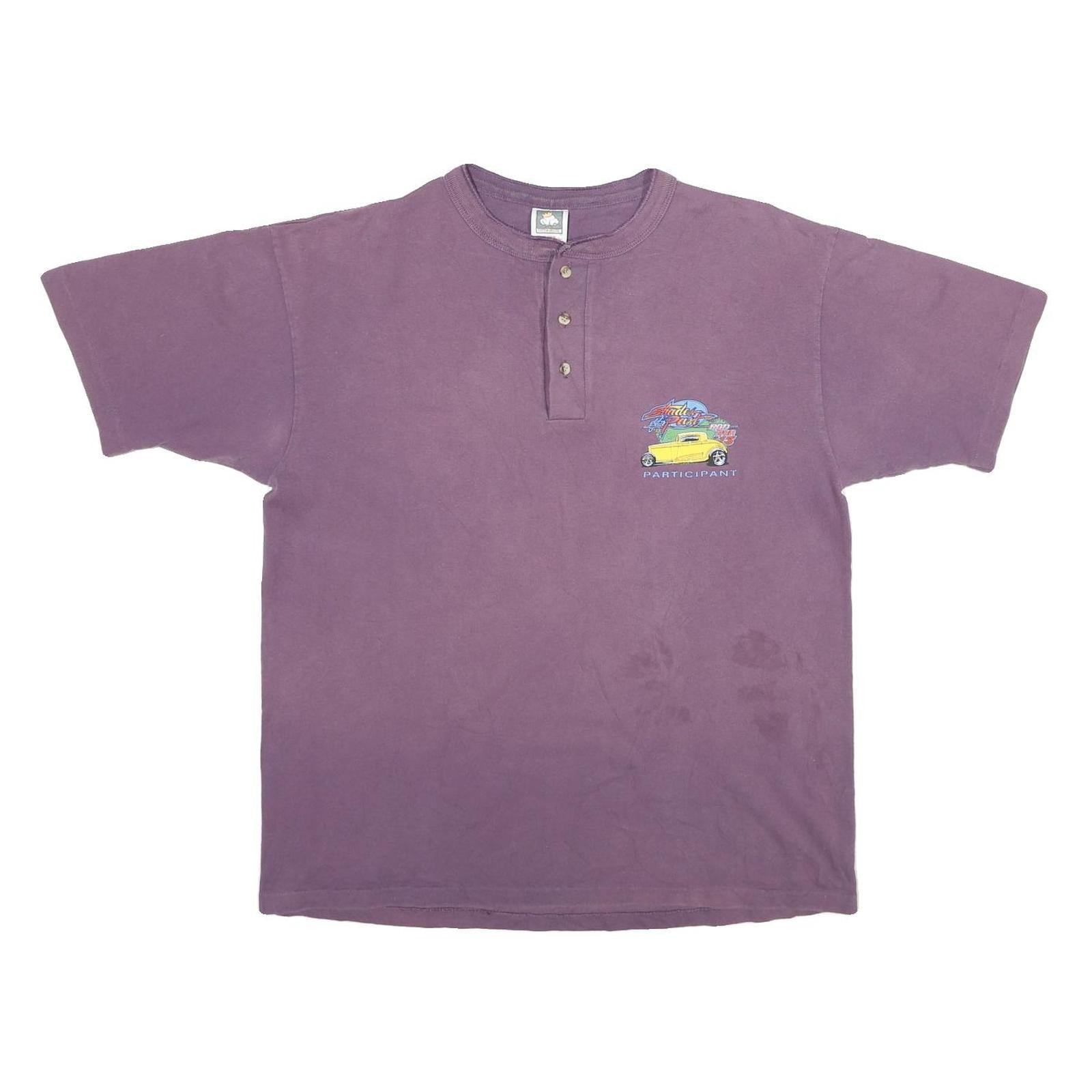 Buy COTTON DELUXE Mens Purple Henley T-Shirt L Short Sleeve Shades Of The Past Rod Refurbished - $19.49 COTTON DELUXE Mens Purple Henley T-Shirt L Short Sleeve Shades Of The Past Rod Refurbished - N/A refurbished available on Cerqular