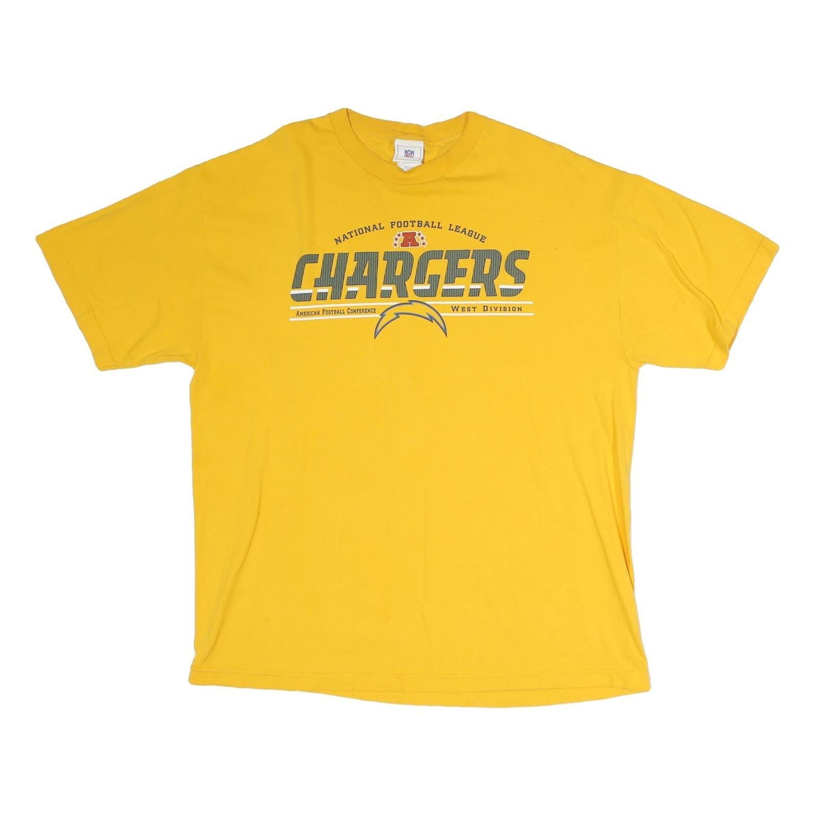 Buy NFL Mens Yellow Chargers Graphic T-Shirt XL Short Sleeve Crew Neck Cotton Refurbished - $22.09 NFL Mens Yellow Chargers Graphic T-Shirt XL Short Sleeve Crew Neck Cotton Refurbished - N/A refurbished available on Cerqular