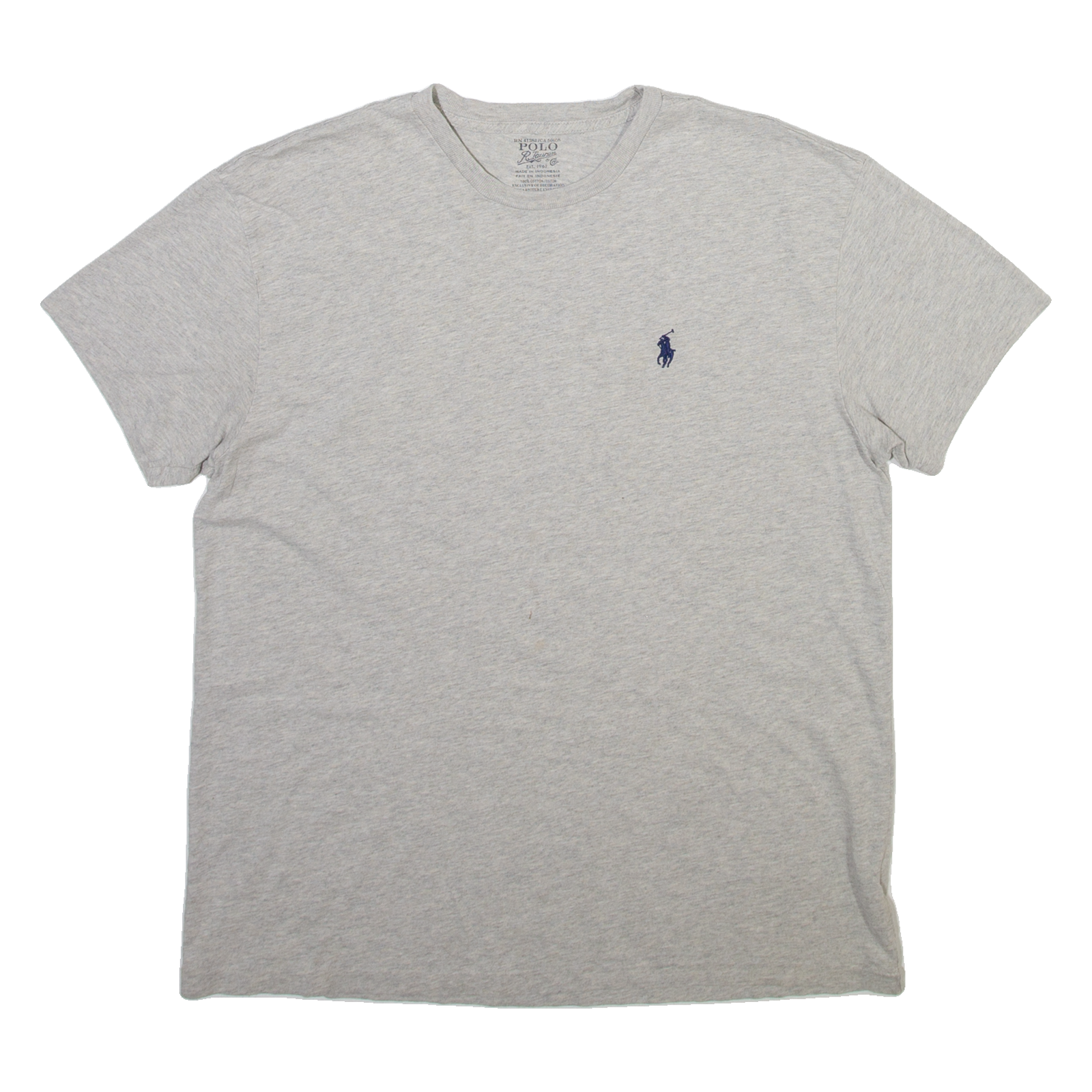 POLO RALPH LAUREN Mens T-Shirt Grey S Refurbished - N/A refurbished available on Cerqular