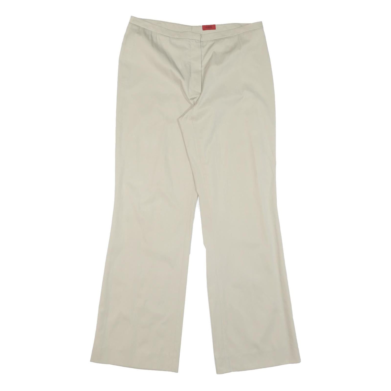 Buy HUGO BOSS Womens Cotton Blend Beige Regular Straight Trousers W32 L32 Classic Refurbished - $41.59 HUGO BOSS Womens Cotton Blend Beige Regular Straight Trousers W32 L32 Classic Refurbished - N/A refurbished available on Cerqular