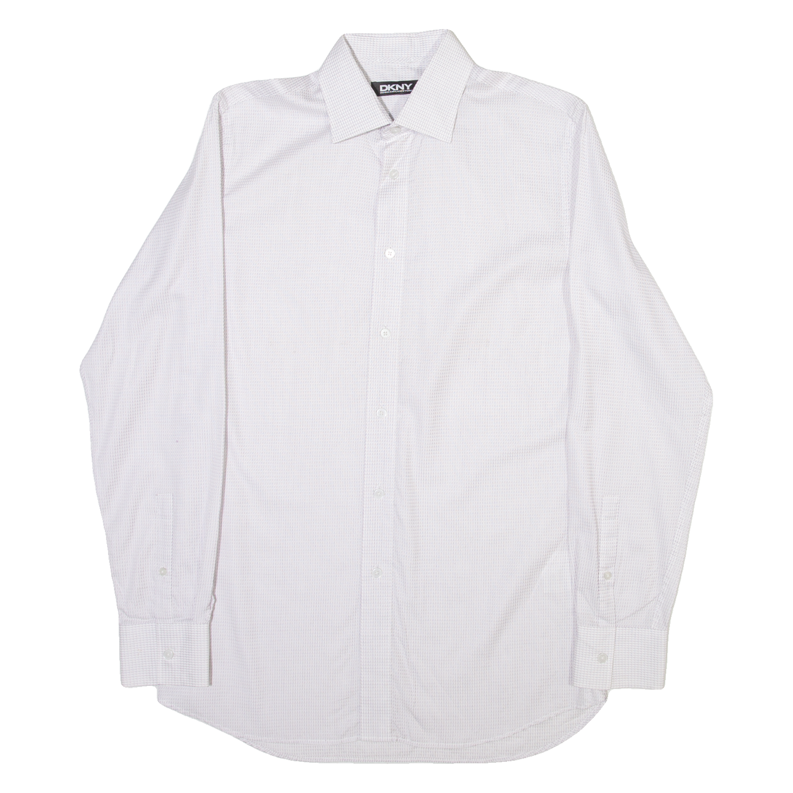Buy DKNY Mens Shirt White Check Long Sleeve M Refurbished - $24.69 DKNY Mens Shirt White Check Long Sleeve M Refurbished - N/A refurbished available on Cerqular