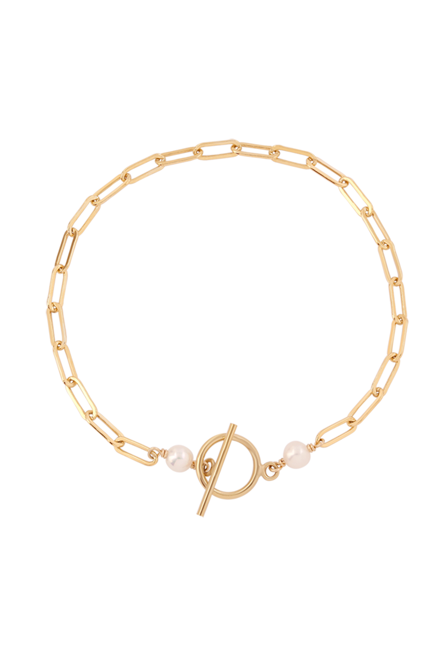 Billie Bracelet Gold | Size: 7.0 inch Refurbished - N/A (There is no well-known brand by the name "A refurbished available on Cerqular
