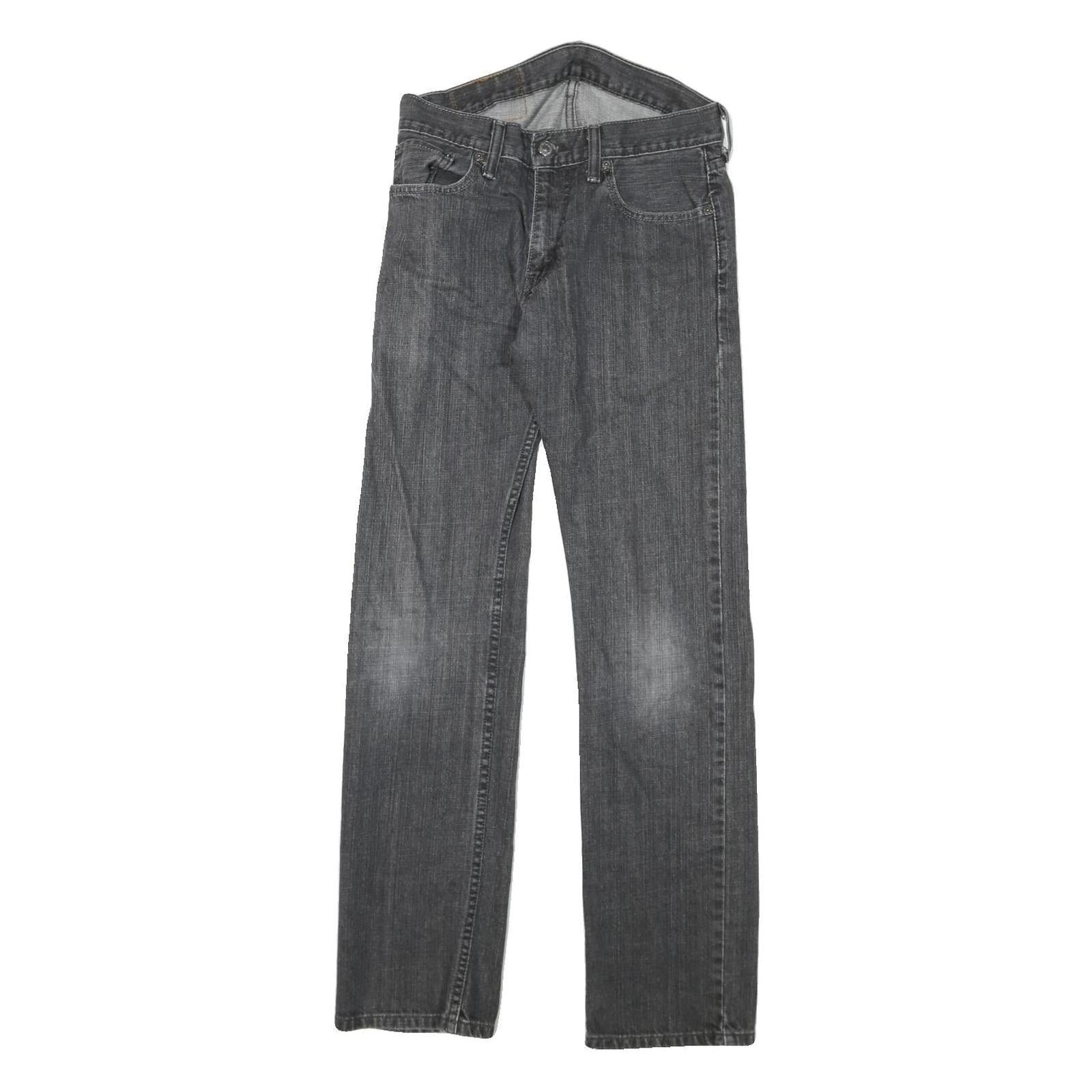 LEVI'S 514 Mens Jeans Black Slim Straight Denim Medium W29 L32 Classic Style Refurbished - N/A refurbished available on Cerqular