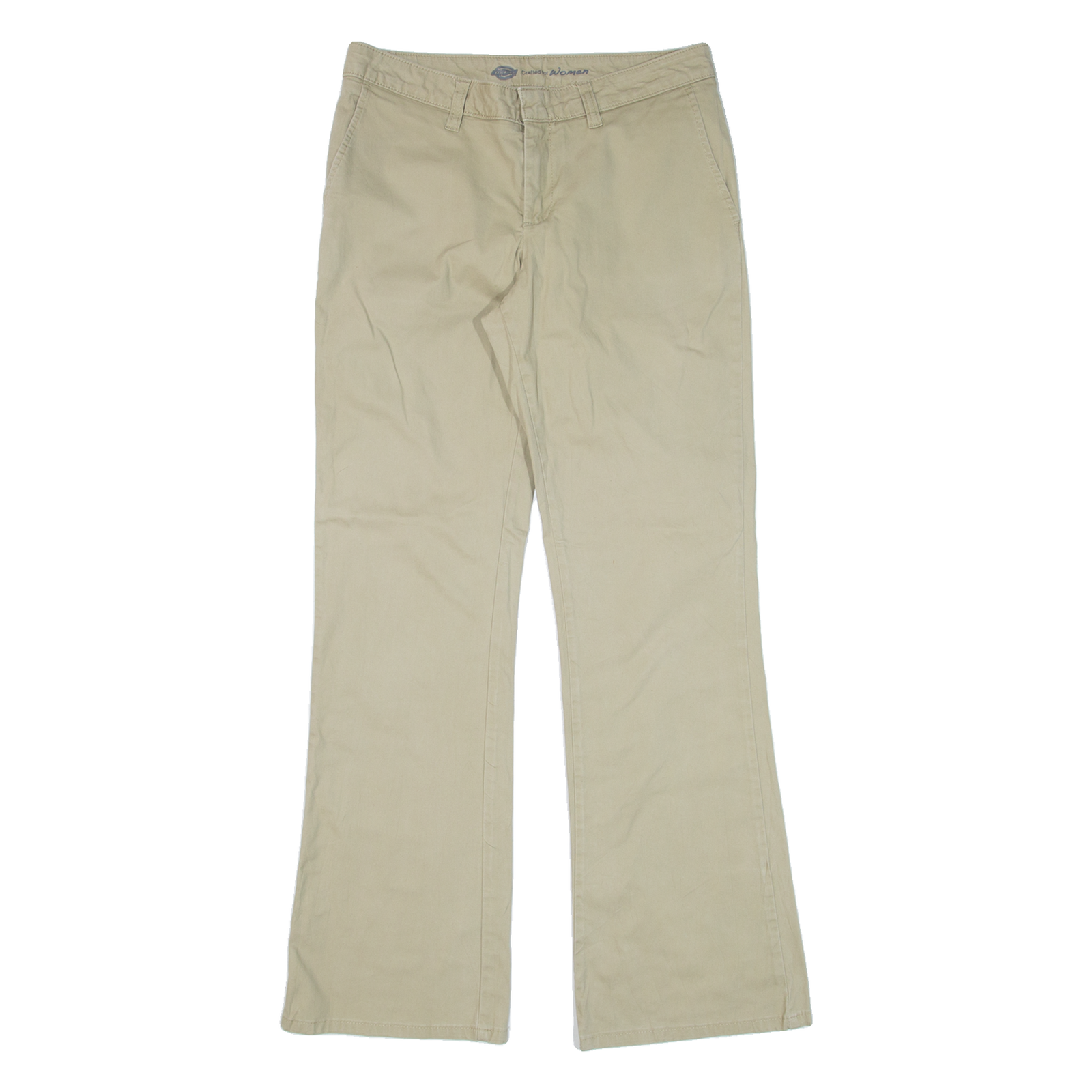 DICKIES Workwear Womens Trousers Beige Slim Bootcut W30 L29 Refurbished - N/A refurbished available on Cerqular