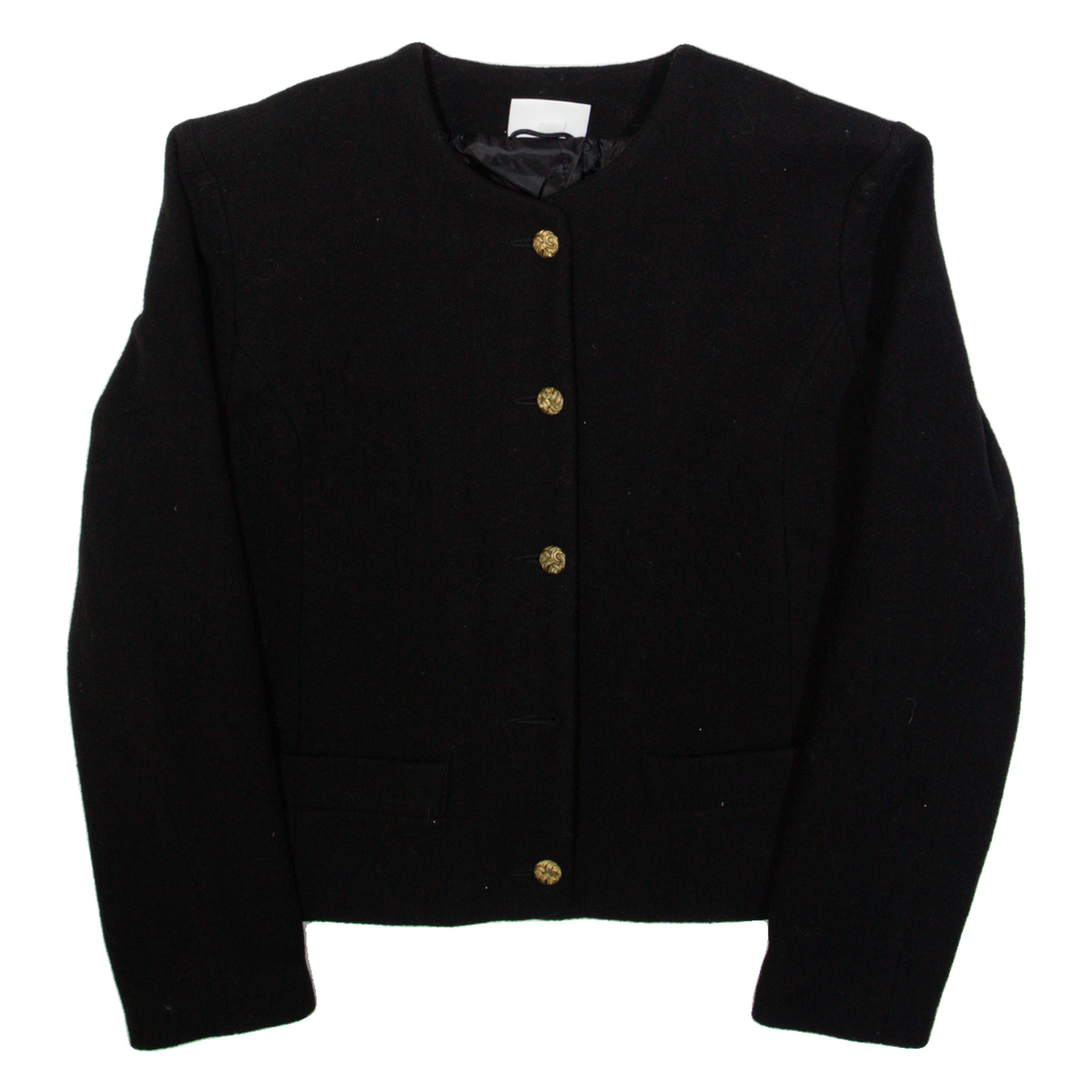H&M Womens Blazer Jacket Black Wool S Refurbished - N/A refurbished available on Cerqular