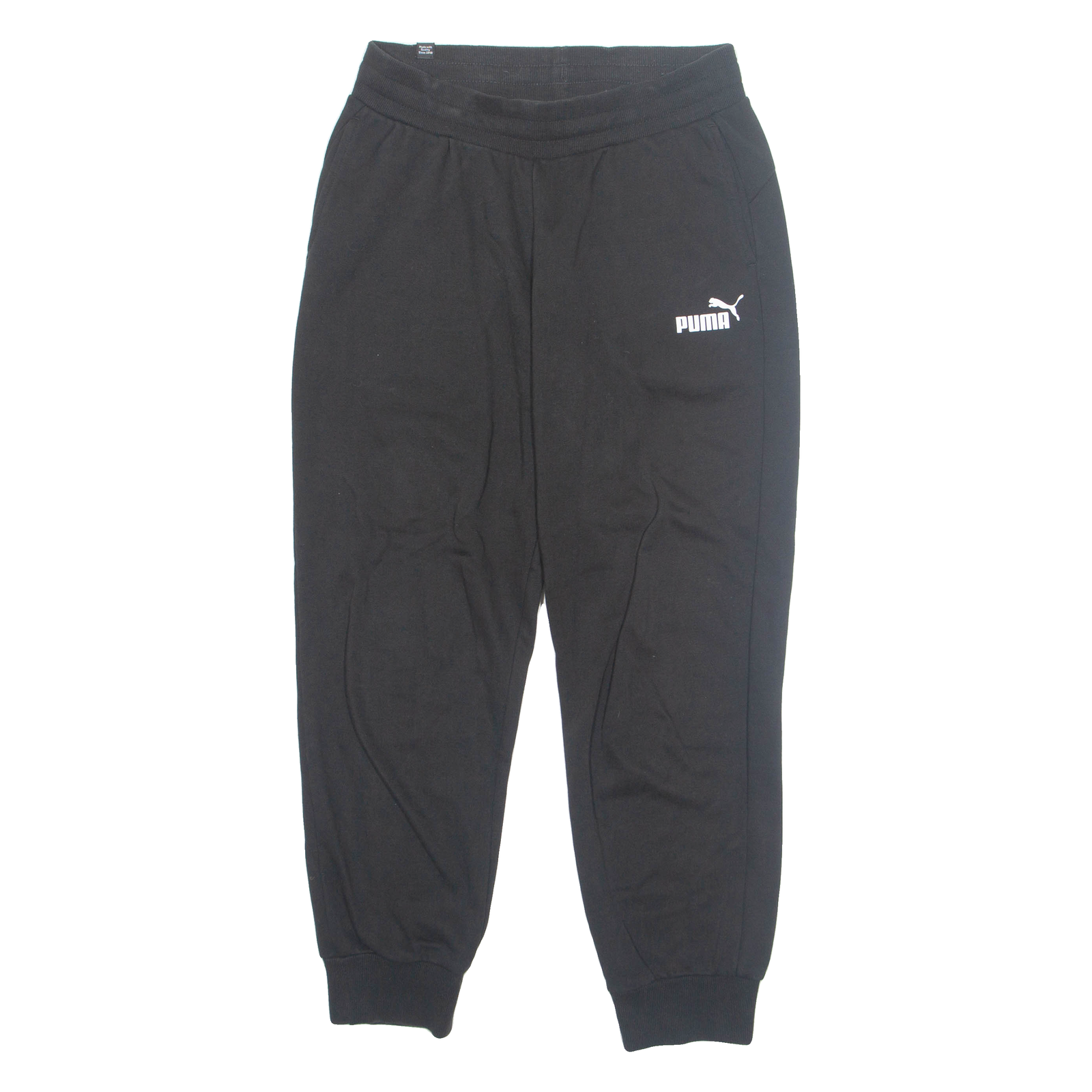 PUMA Mens Joggers Black Tapered XS W27 L27 Refurbished - N/A refurbished available on Cerqular