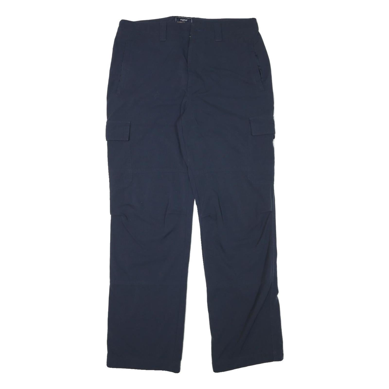 HENRI LLOYD Mens Polyester Blend Navy Relaxed Cargo Trousers W32 L31 Workwear Refurbished - N/A refurbished available on Cerqular