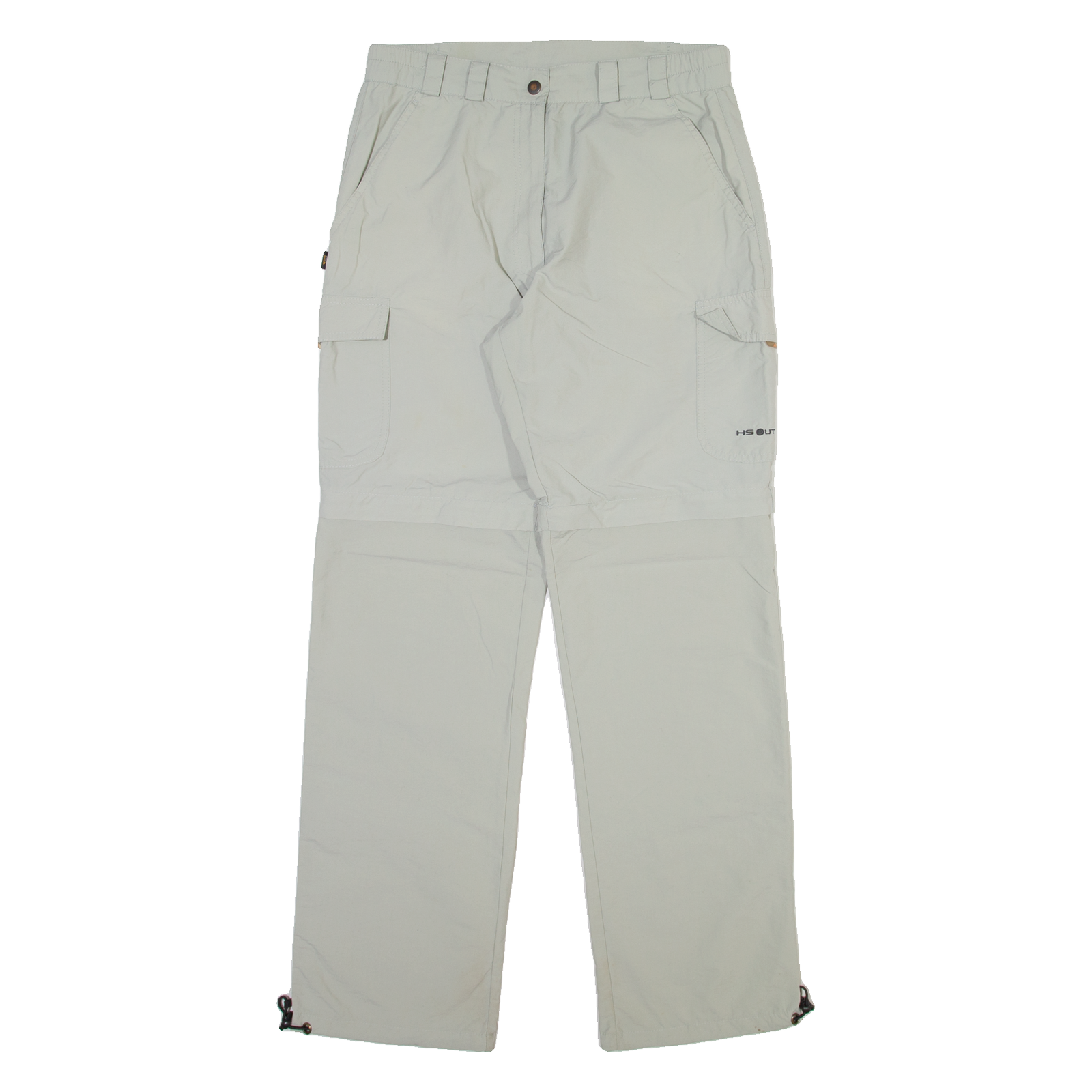 HS OUTERWEAR Detachable Legs Mens Trousers Grey Regular Straight W30 L31 Refurbished - N/A refurbished available on Cerqular