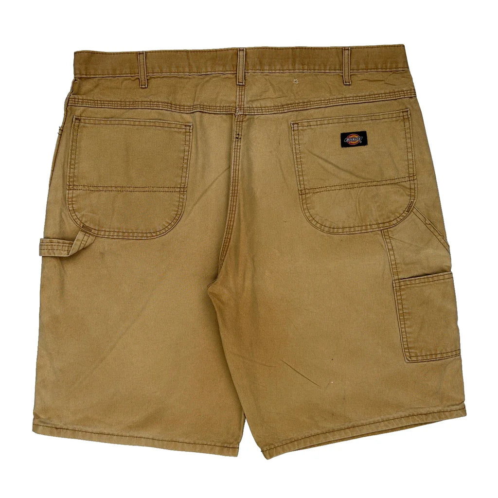 Dickies Carpenter Shorts - 38W 10L Brown Cotton Refurbished - Thrifted (note: this is a term often used to describe second- refurbished available on Cerqular