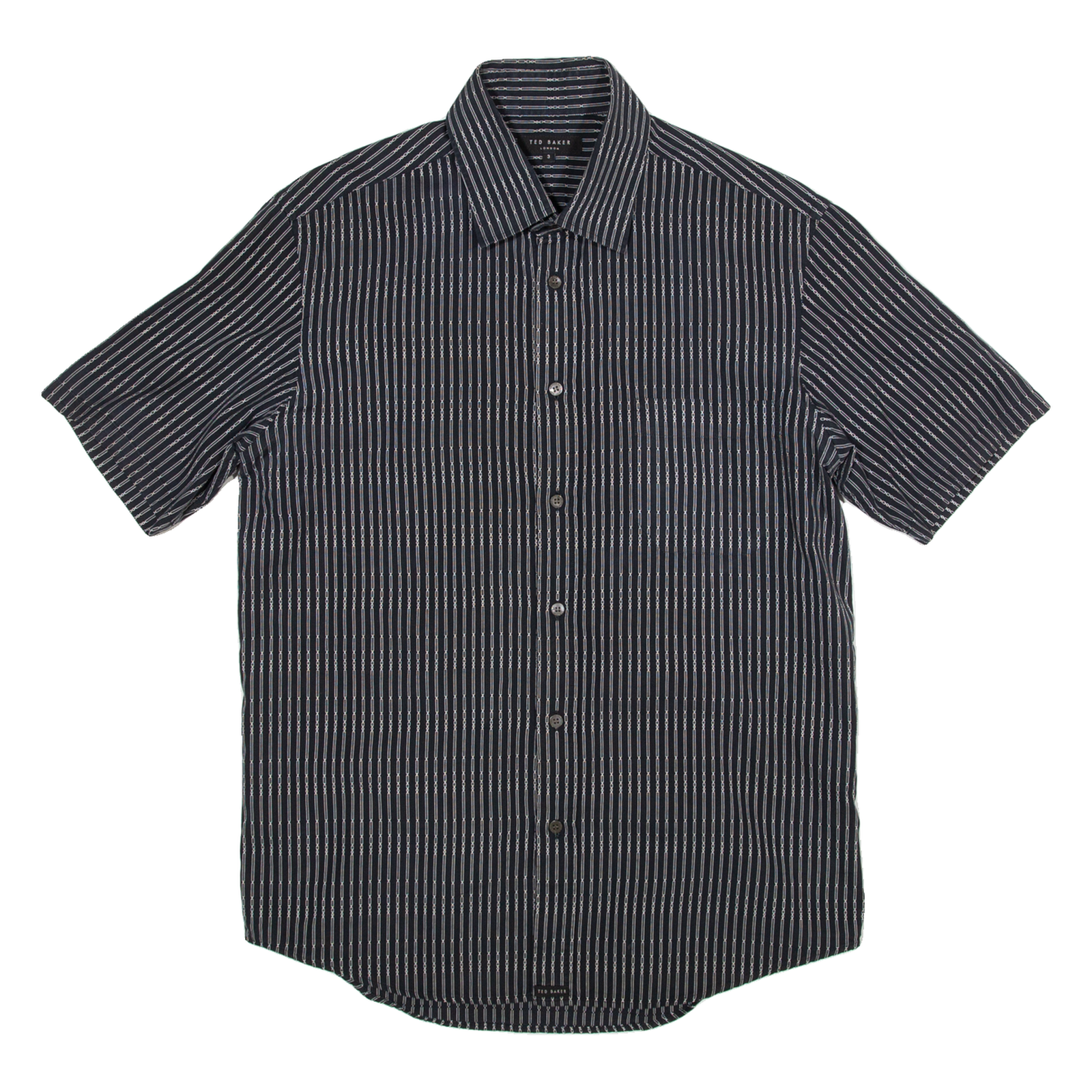 Buy TED BAKER Mens Shirt Black Striped M Refurbished - $28.59 TED BAKER Mens Shirt Black Striped M Refurbished - N/A refurbished available on Cerqular