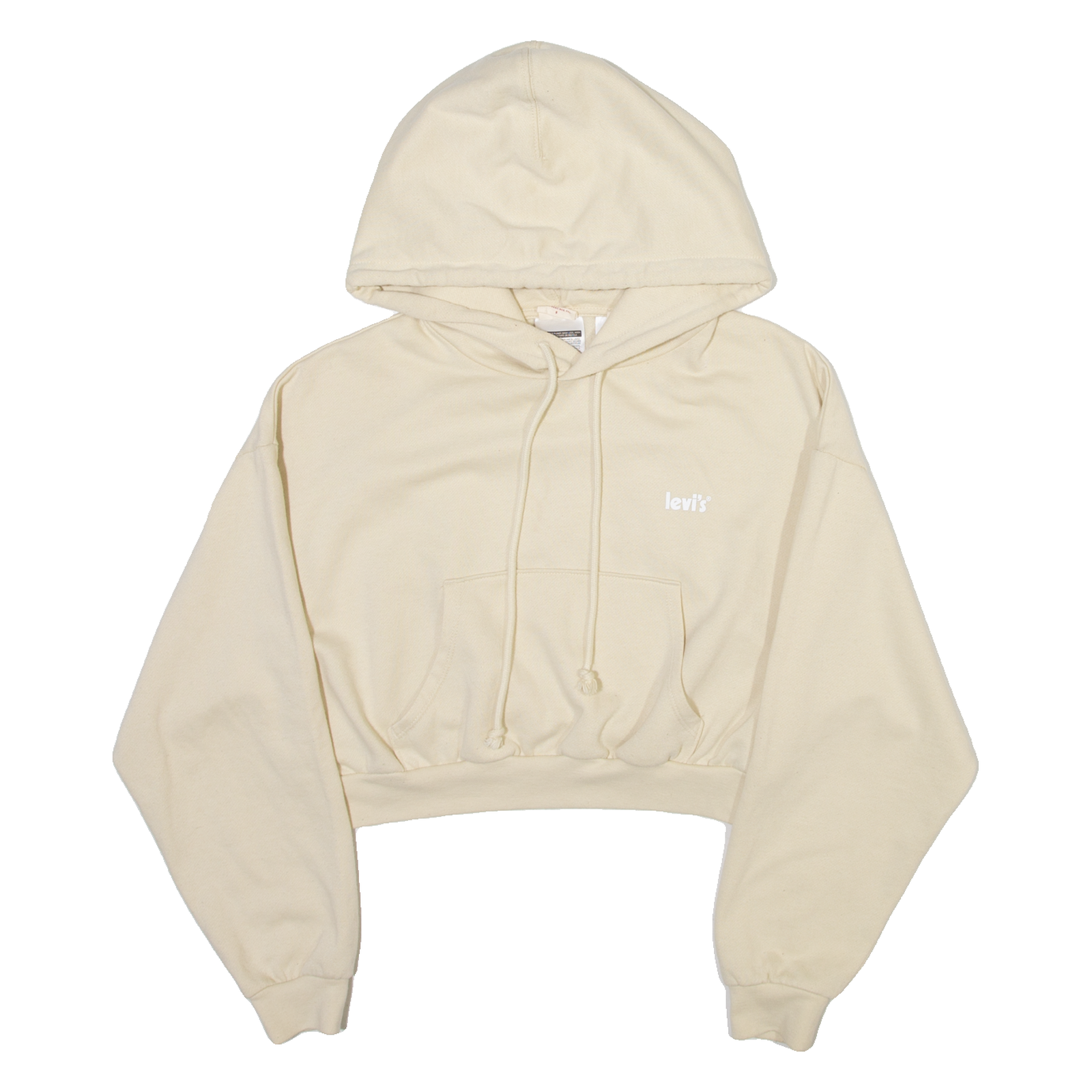 LEVI'S Womens Beige Hoodie S Refurbished - N/A refurbished available on Cerqular