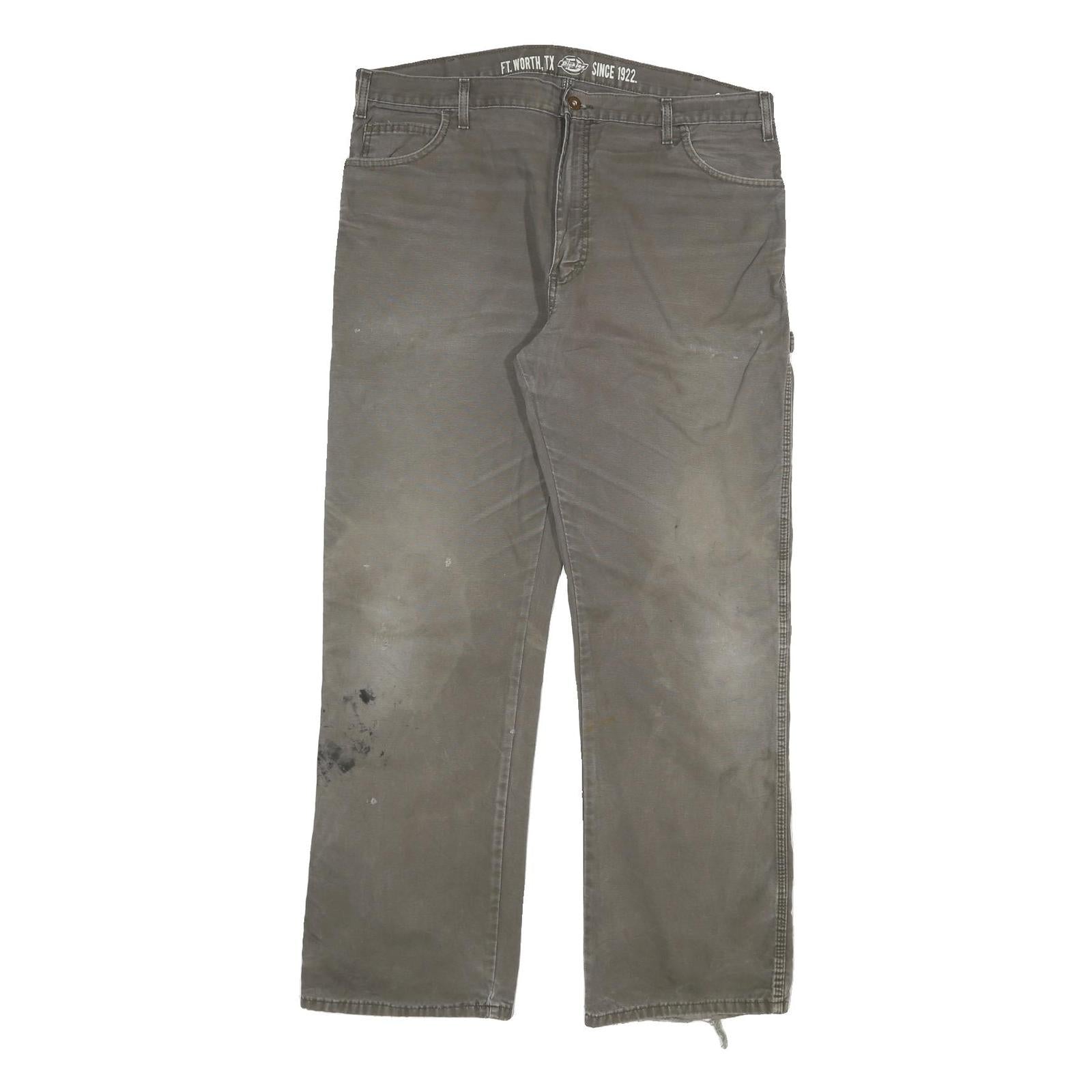 Buy DICKIES Mens Cotton Blend Grey Regular Straight Trousers W38 L32 Workwear Zip Refurbished - $37.69 DICKIES Mens Cotton Blend Grey Regular Straight Trousers W38 L32 Workwear Zip Refurbished - N/A refurbished available on Cerqular