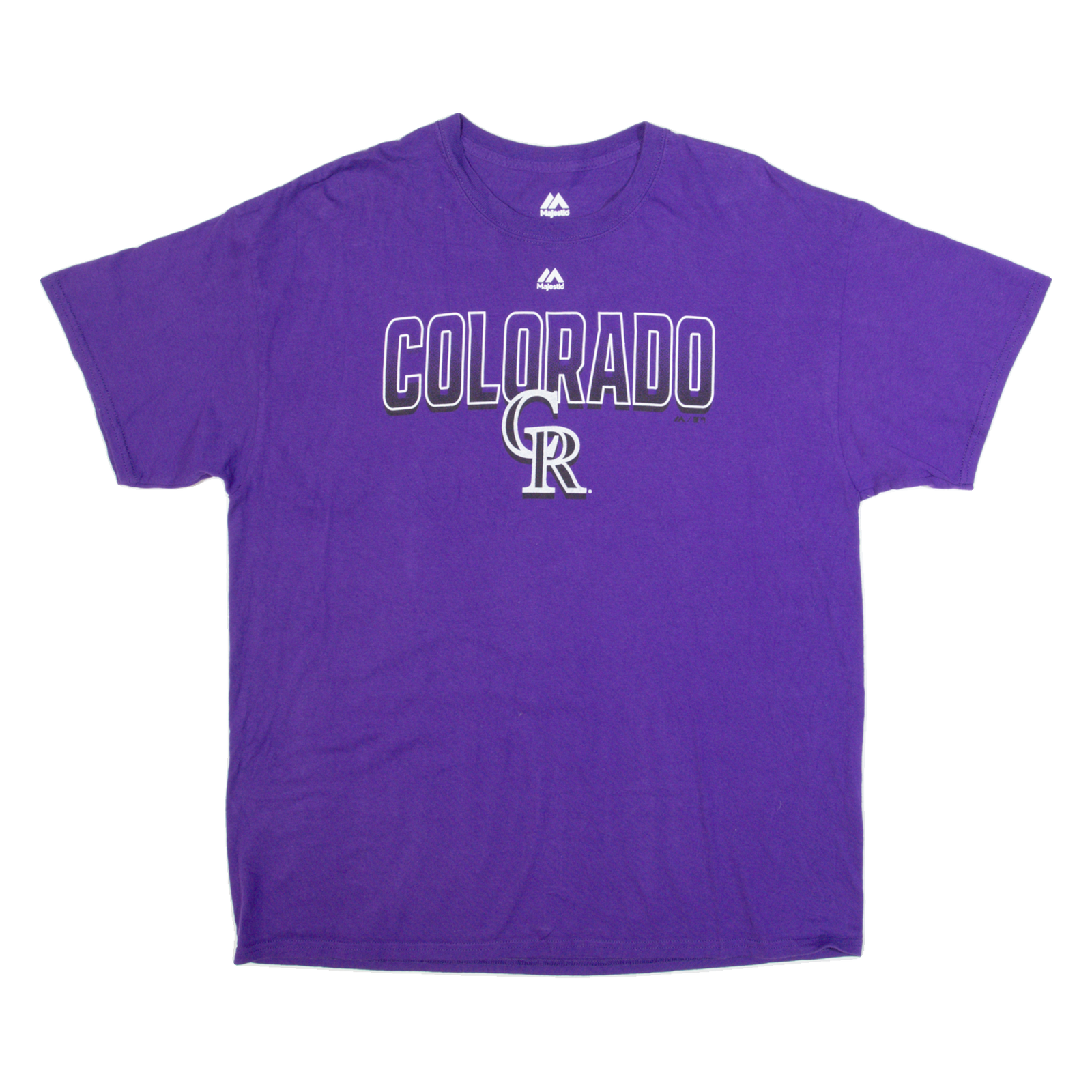 Buy MAJESTIC Colorado Rockies Mens T-Shirt Purple USA XL Refurbished - $20.79 MAJESTIC Colorado Rockies Mens T-Shirt Purple USA XL Refurbished - N/A refurbished available on Cerqular