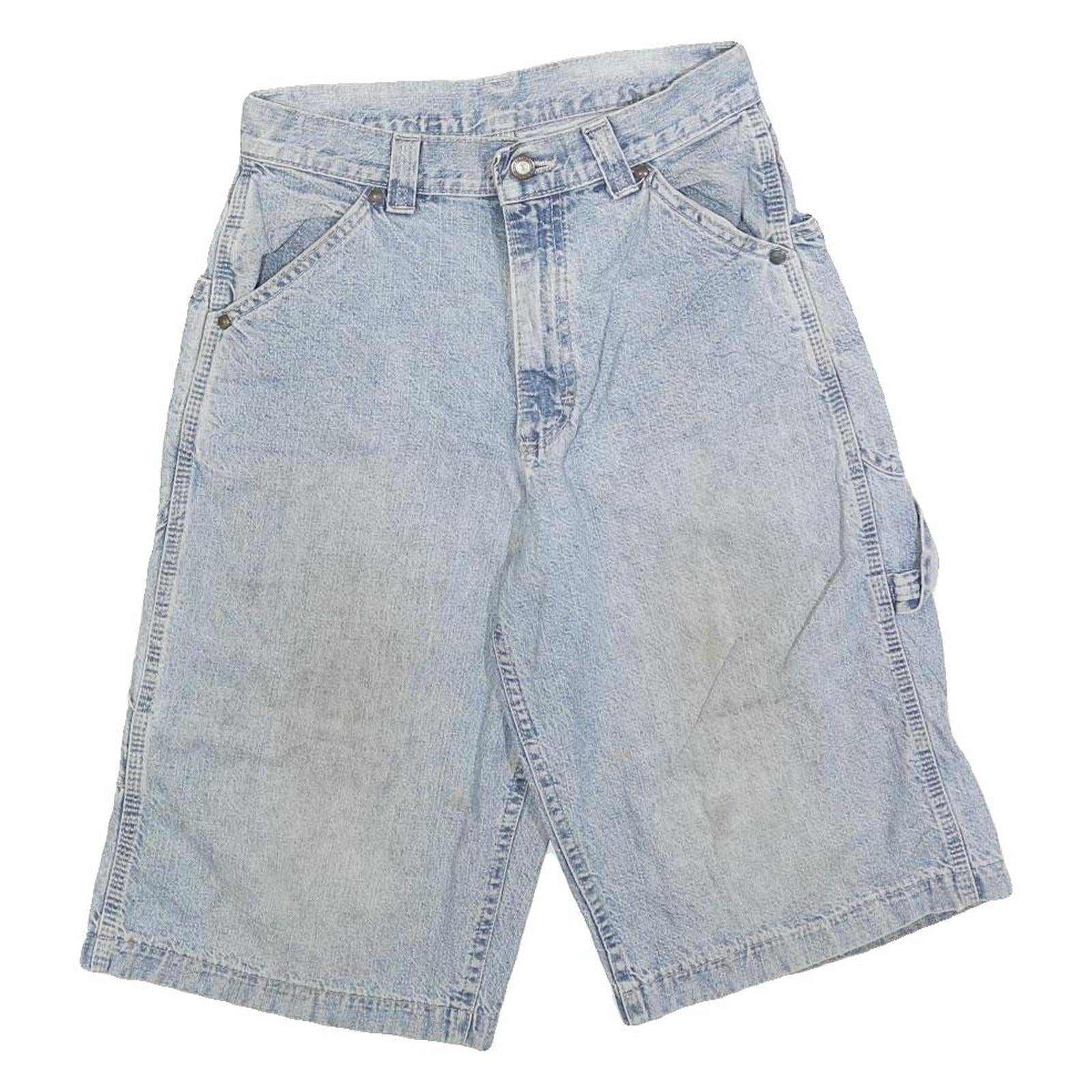 RIDERS Womens Light Blue Denim Casual Shorts XS W26 Cotton Blend Relaxed Fit Refurbished - N/A refurbished available on Cerqular