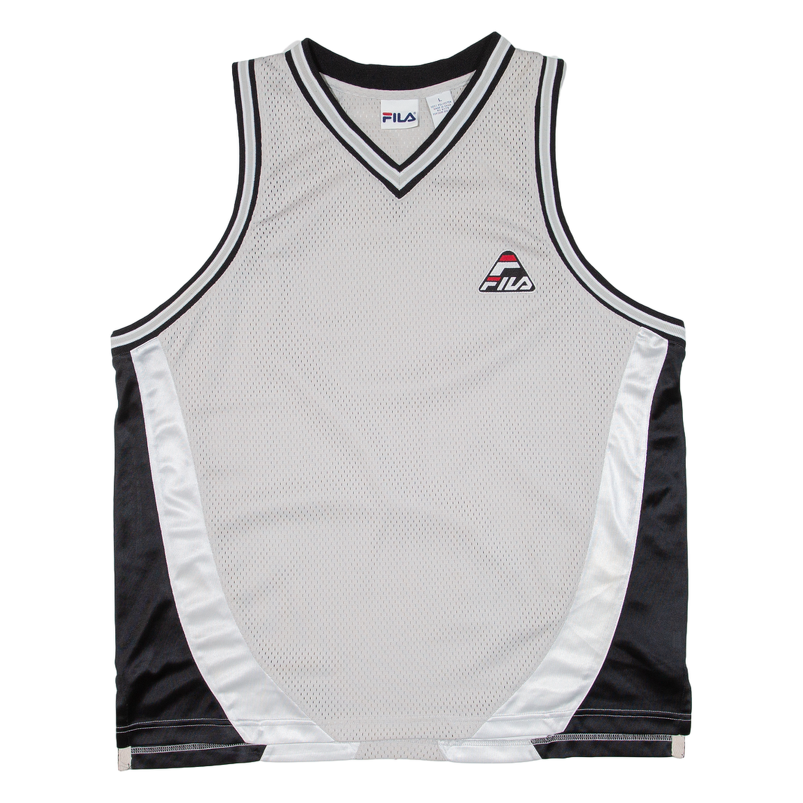 FILA Mens Jersey Grey Sleeveless V-Neck L Refurbished - N/A refurbished available on Cerqular