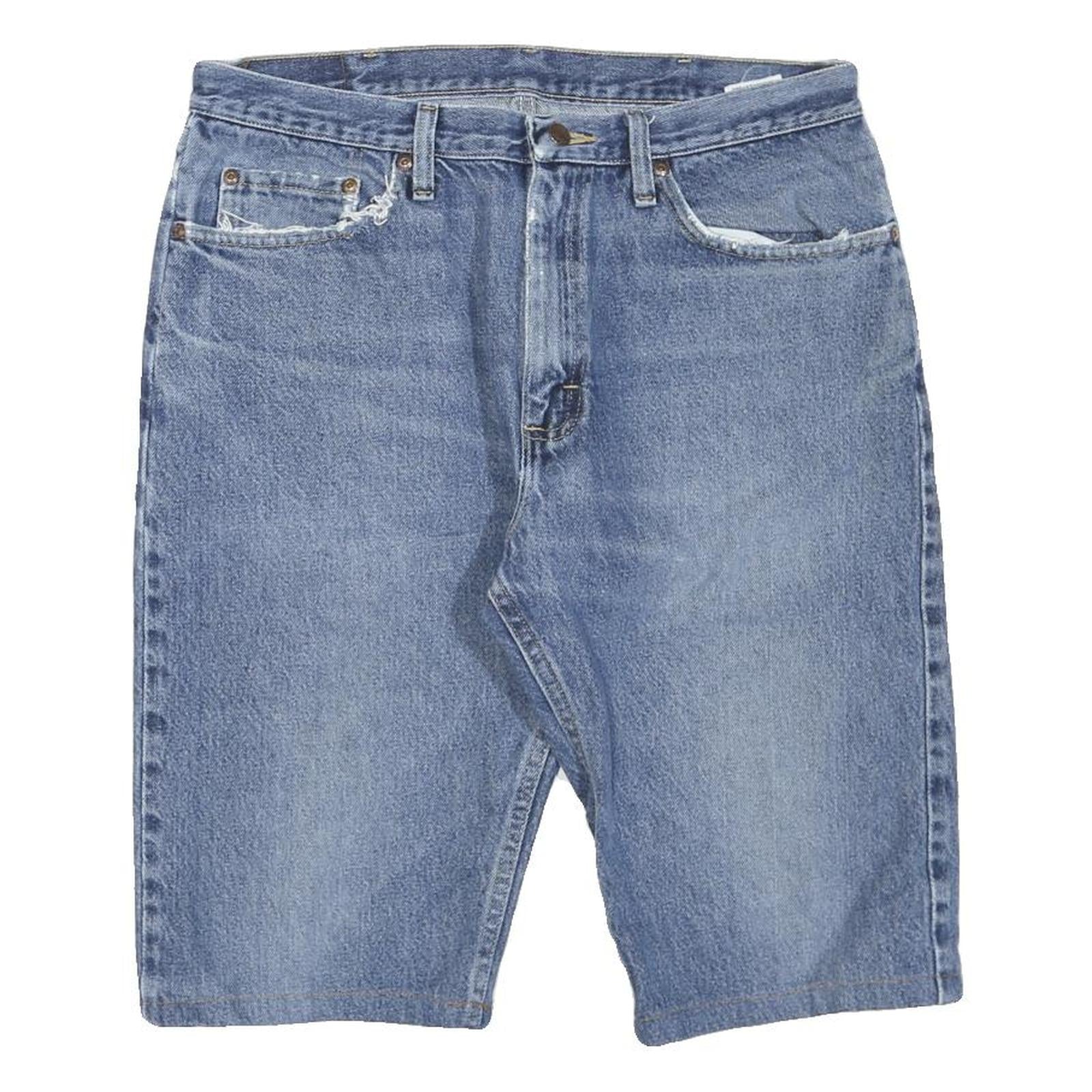 Buy WRANGLER Mens Shorts Blue Denim Casual M W34 Classic Fit Cotton Blend Refurbished - $22.09 WRANGLER Mens Shorts Blue Denim Casual M W34 Classic Fit Cotton Blend Refurbished - N/A refurbished available on Cerqular