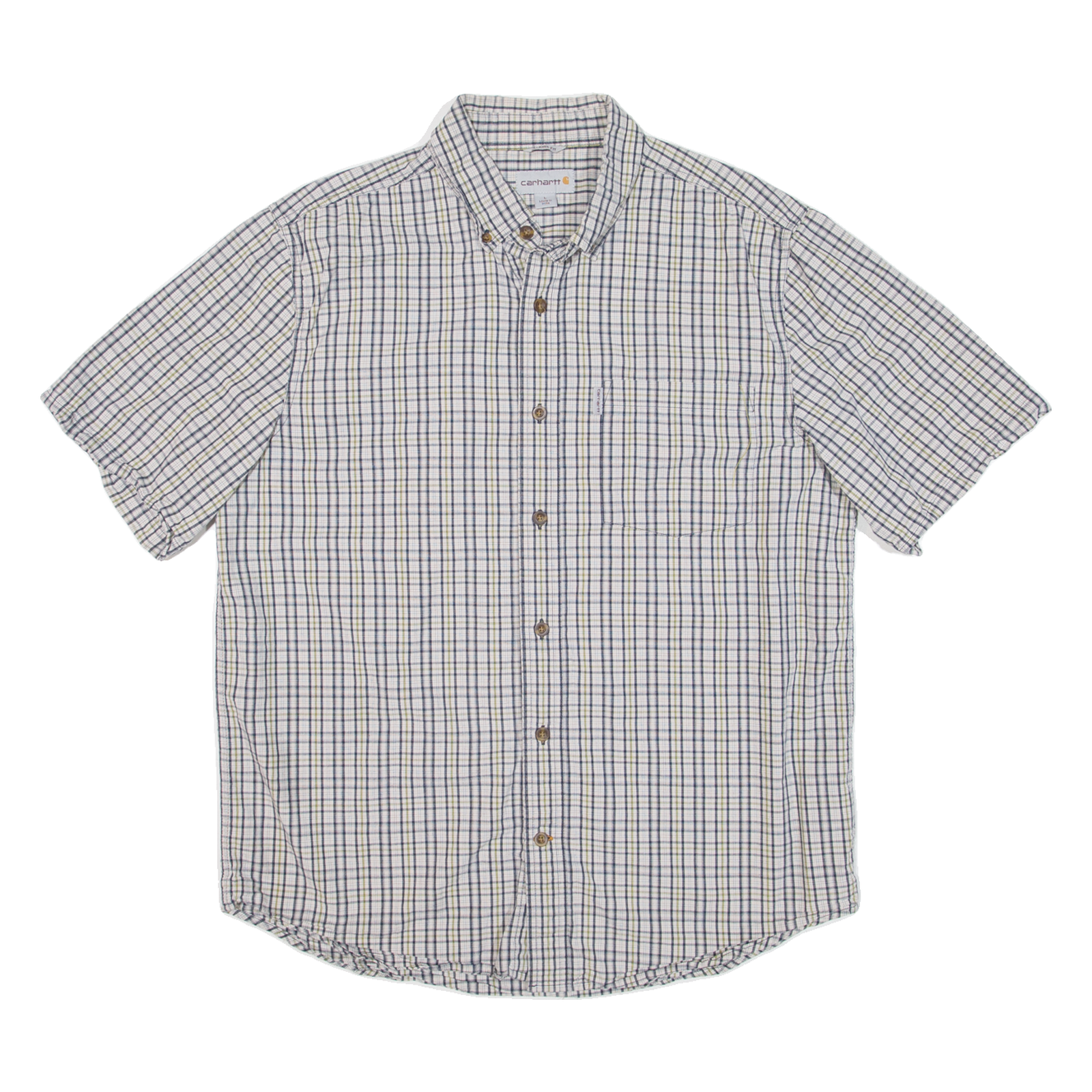 CARHARTT Relaxed Fit Mens Shirt Grey Check L Refurbished - N/A refurbished available on Cerqular