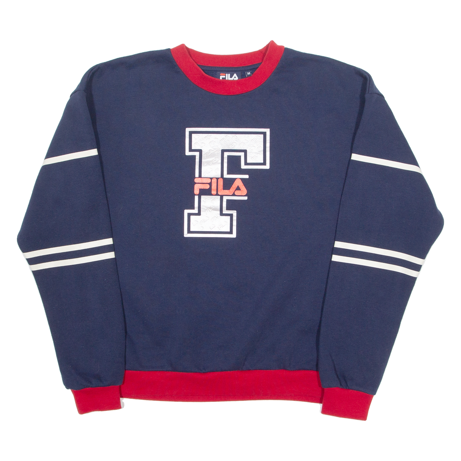 FILA Mens Sweatshirt Blue Crew Neck M Refurbished - N/A refurbished available on Cerqular