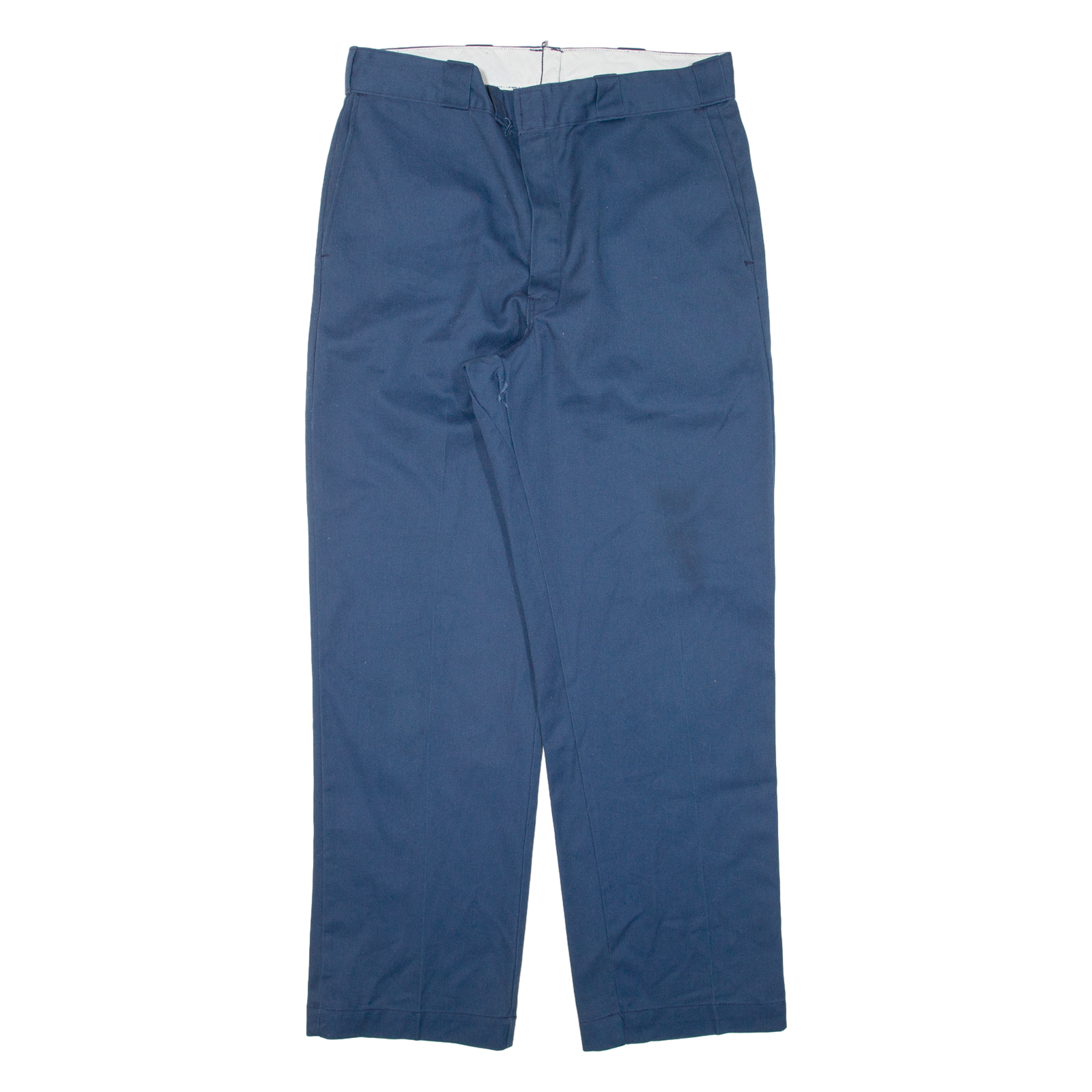 DICKIES Workwear Mens Trousers Blue Regular Straight W36 L31 Refurbished - N/A refurbished available on Cerqular