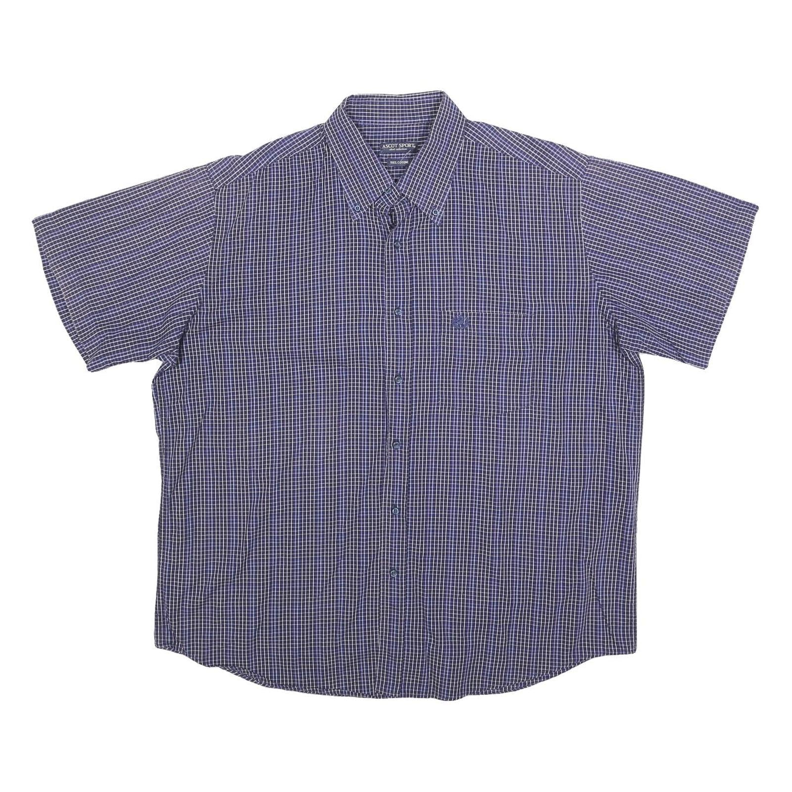Buy ASCOT SPORT Mens Blue Check Shirt 2XL Cotton Blend Casual Button-Down Refurbished - $19.49 ASCOT SPORT Mens Blue Check Shirt 2XL Cotton Blend Casual Button-Down Refurbished - N/A refurbished available on Cerqular
