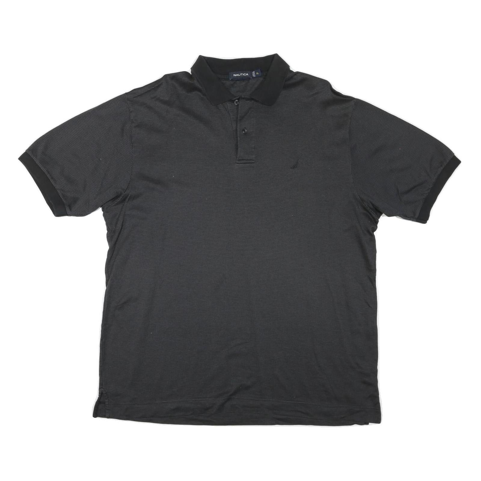 Buy NAUTICA Mens Black Polo Shirt XL Cotton Blend Basic Short Sleeve Classic Fit Refurbished - $25.99 NAUTICA Mens Black Polo Shirt XL Cotton Blend Basic Short Sleeve Classic Fit Refurbished - N/A refurbished available on Cerqular