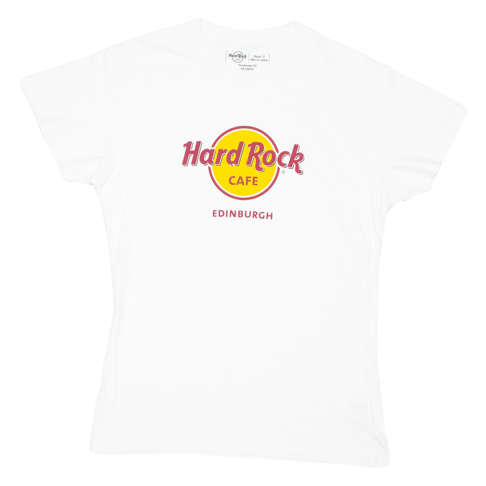 Buy HARD ROCK CAFE Edinburgh Womens T-Shirt White 2XL Refurbished - $23.39 HARD ROCK CAFE Edinburgh Womens T-Shirt White 2XL Refurbished - N/A refurbished available on Cerqular