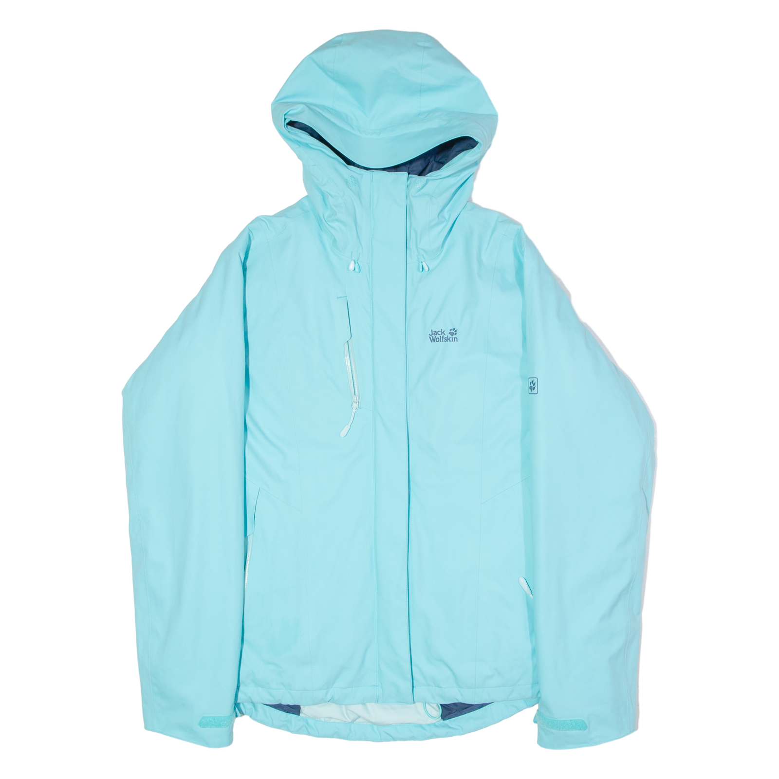 JACK WOLFSKIN Insulated Womens Jacket Blue Hooded L Refurbished - N/A refurbished available on Cerqular
