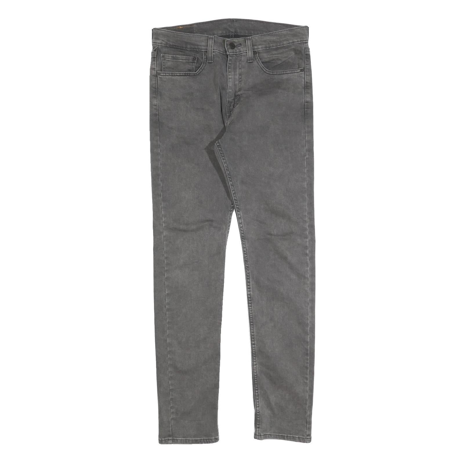LEVI'S 510 Mens Jeans Grey Slim Skinny Denim Medium W31 L32 Stylish Cotton Blend Refurbished - N/A refurbished available on Cerqular