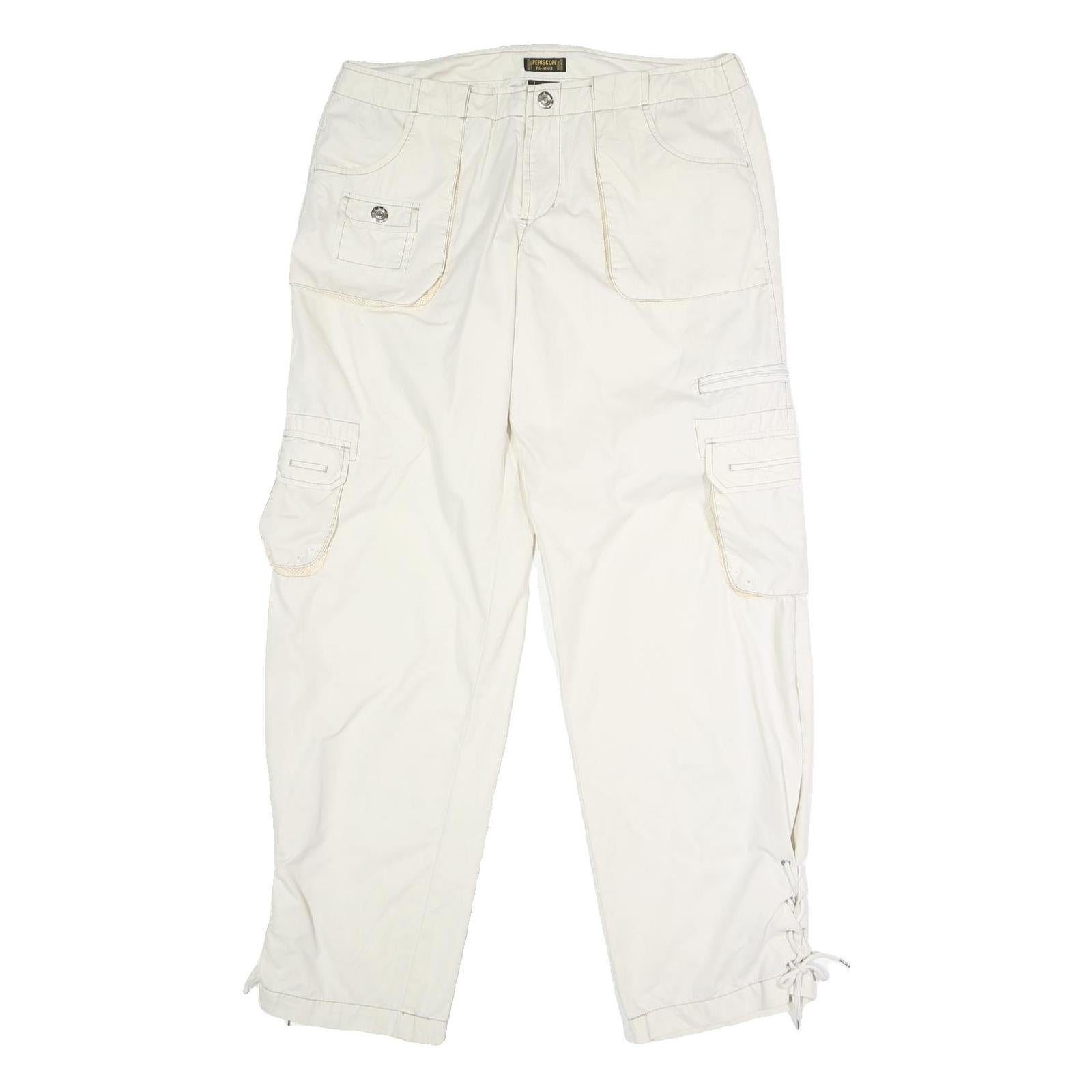 Buy PERISCOPE Womens White Regular Fit Straight Leg Trousers W34 L31 Button Closure Refurbished - $23.39 PERISCOPE Womens White Regular Fit Straight Leg Trousers W34 L31 Button Closure Refurbished - N/A refurbished available on Cerqular