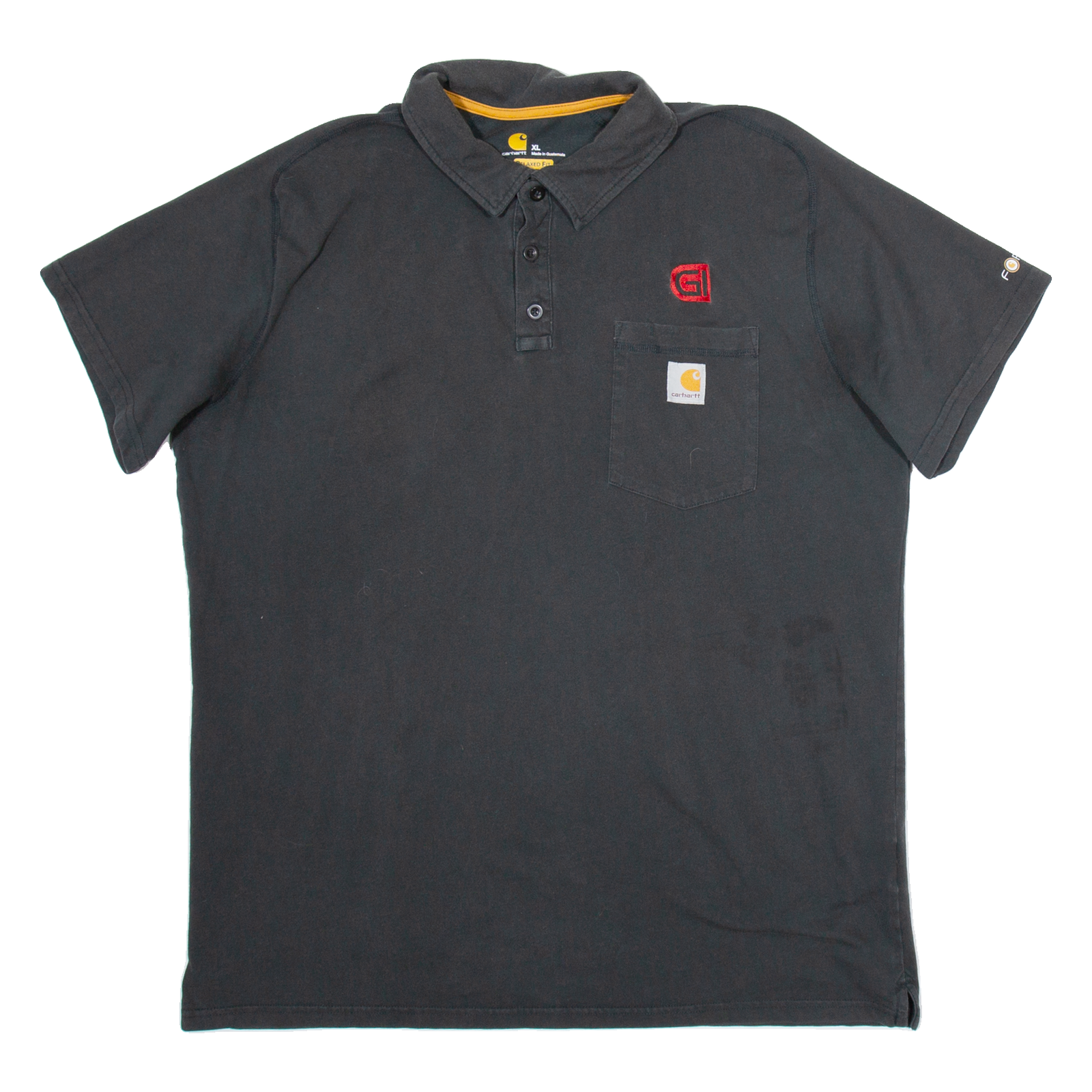 CARHARTT Workwear Mens Polo Shirt Black XL Refurbished - N/A refurbished available on Cerqular