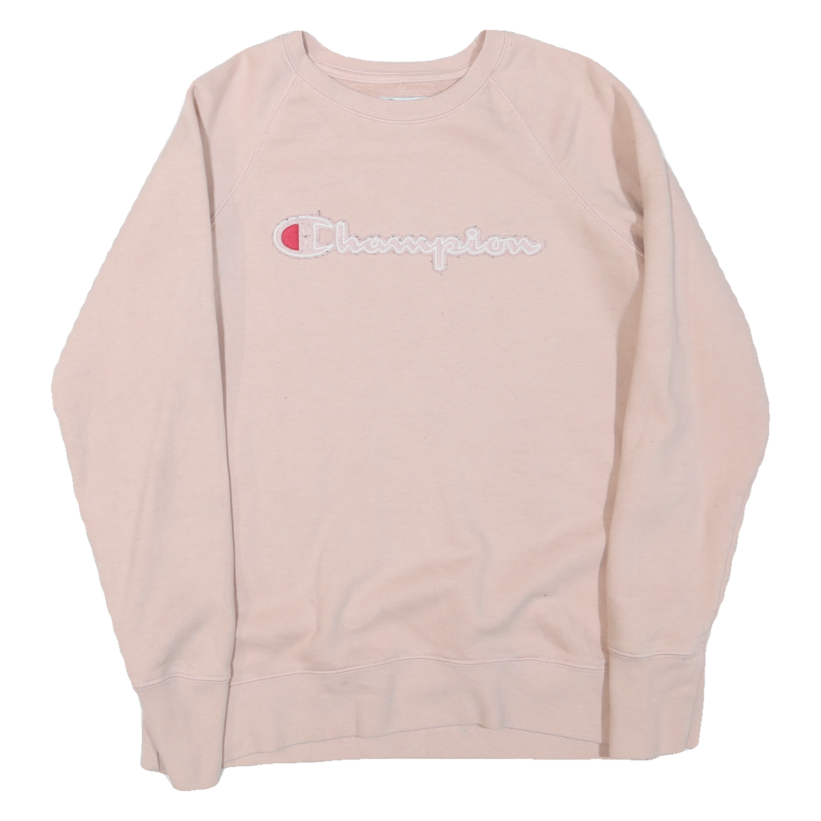 Buy CHAMPION Womens Pink Cotton Blend Crew Neck S Sweatshirt Embroidered Logo Refurbished - $32.49 CHAMPION Womens Pink Cotton Blend Crew Neck S Sweatshirt Embroidered Logo Refurbished - N/A refurbished available on Cerqular