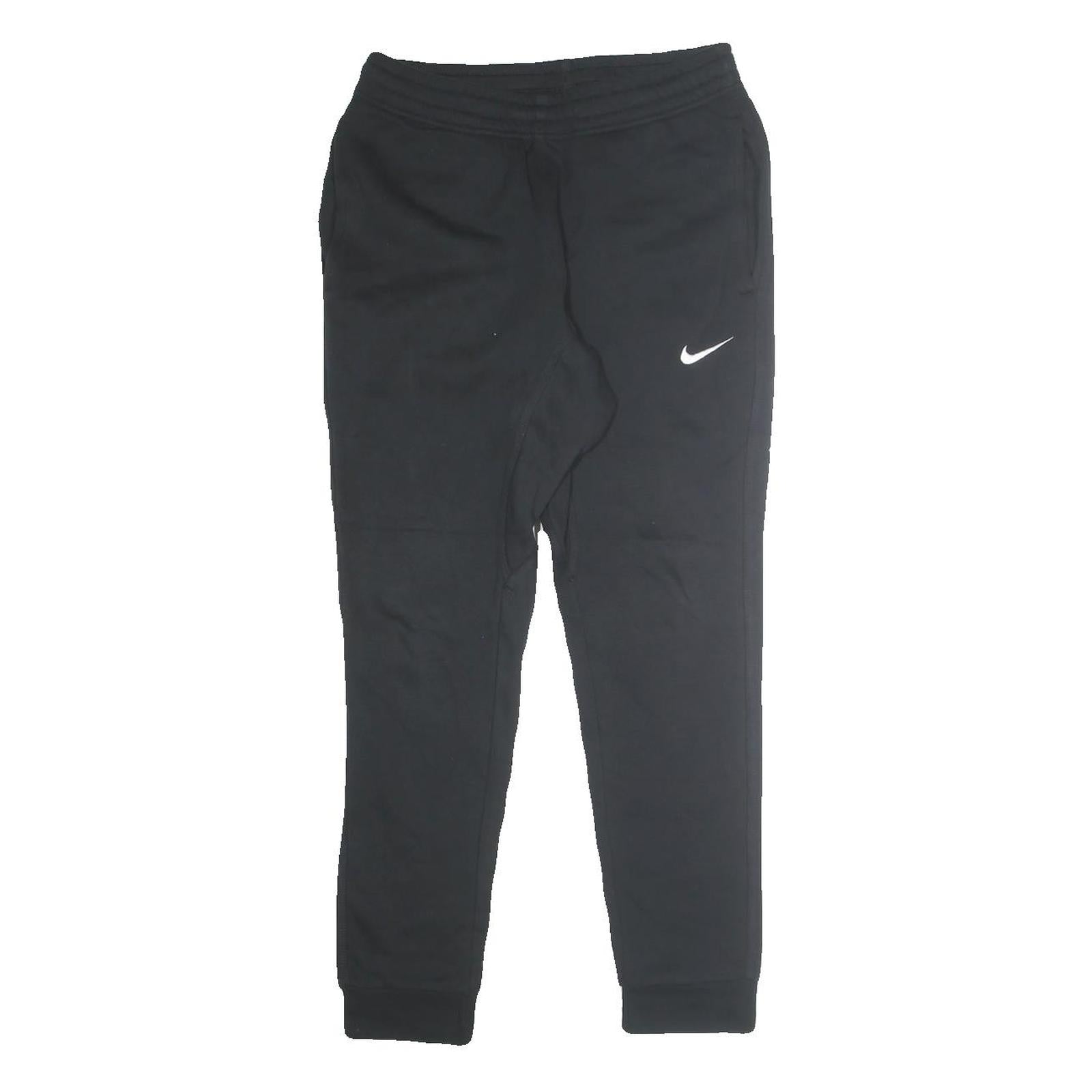 NIKE Mens Joggers Black S W26 L25 Slim Tapered Slim Fit Sportswear Bottoms Refurbished - N/A refurbished available on Cerqular