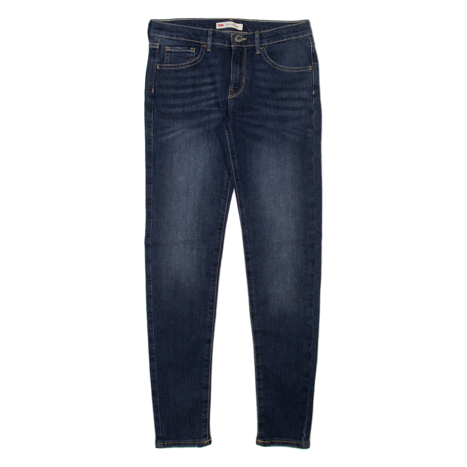 LEVI'S 710 Womens Jeans Blue Slim Skinny Stone Wash W26 L28 Refurbished - N/A refurbished available on Cerqular