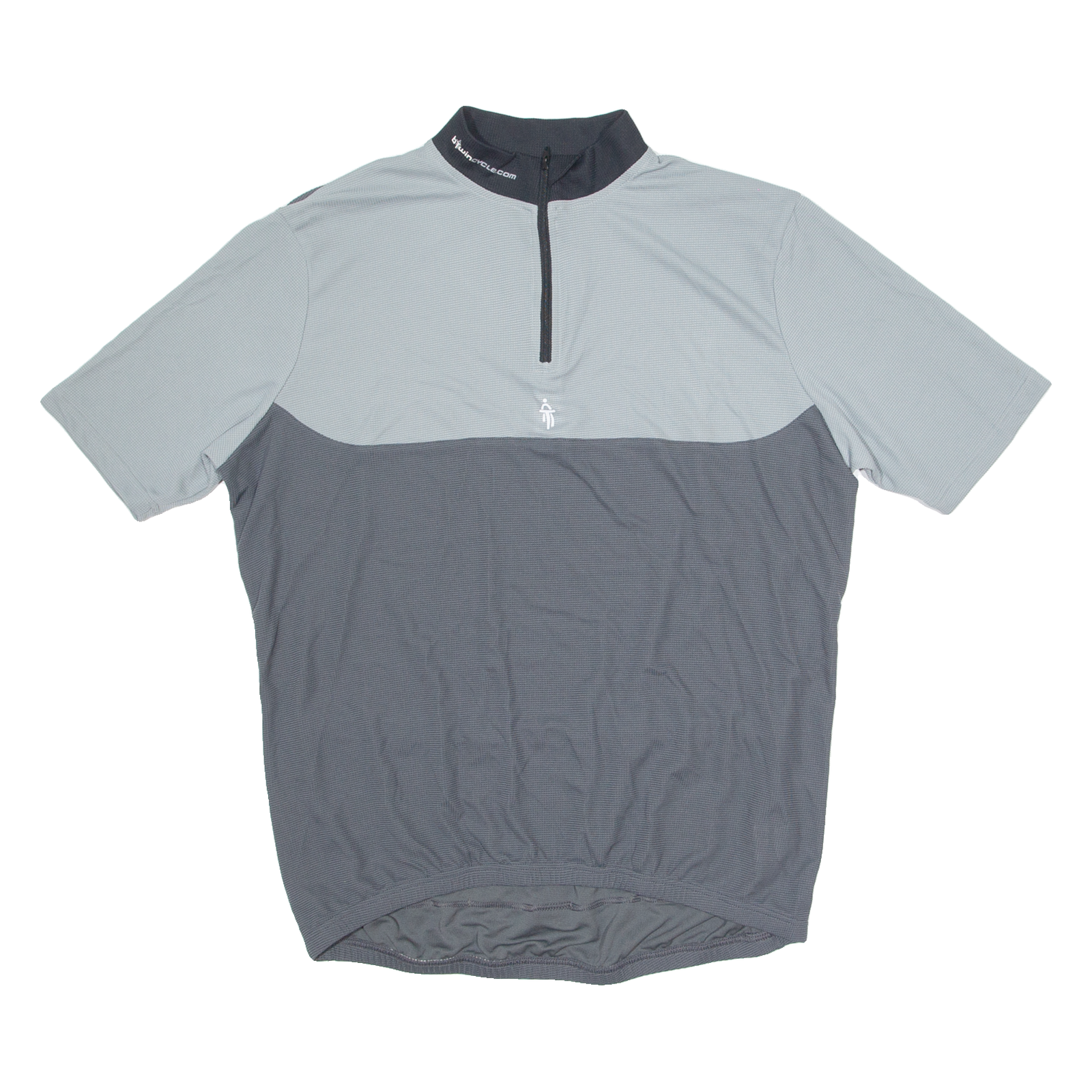 DECATHLON CREATION B'Twin Cycling Mens Jersey Grey 1/4 Zip XL Refurbished - N/A refurbished available on Cerqular