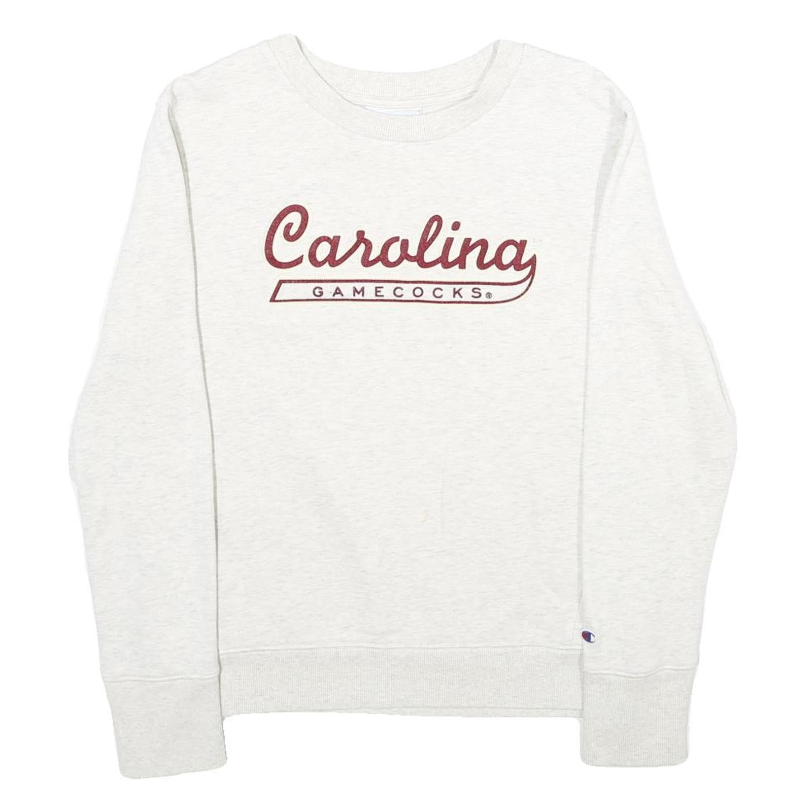 Buy CHAMPION Mens White Carolina Gamecocks Crew Neck M Cotton Blend Sweatshirt Refurbished - $29.89 CHAMPION Mens White Carolina Gamecocks Crew Neck M Cotton Blend Sweatshirt Refurbished - N/A refurbished available on Cerqular