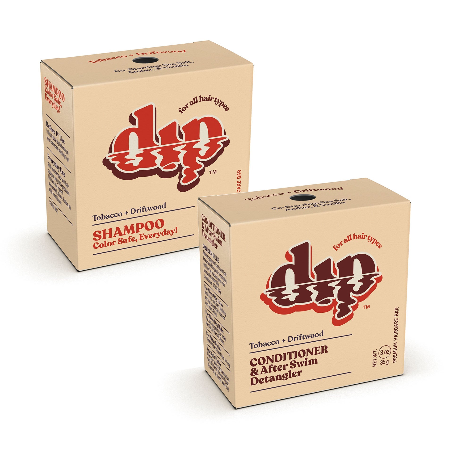 Double Dip: Tobacco & Driftwood - Full Size Refurbished - Dip Sustainable Hair Care refurbished available on Cerqular