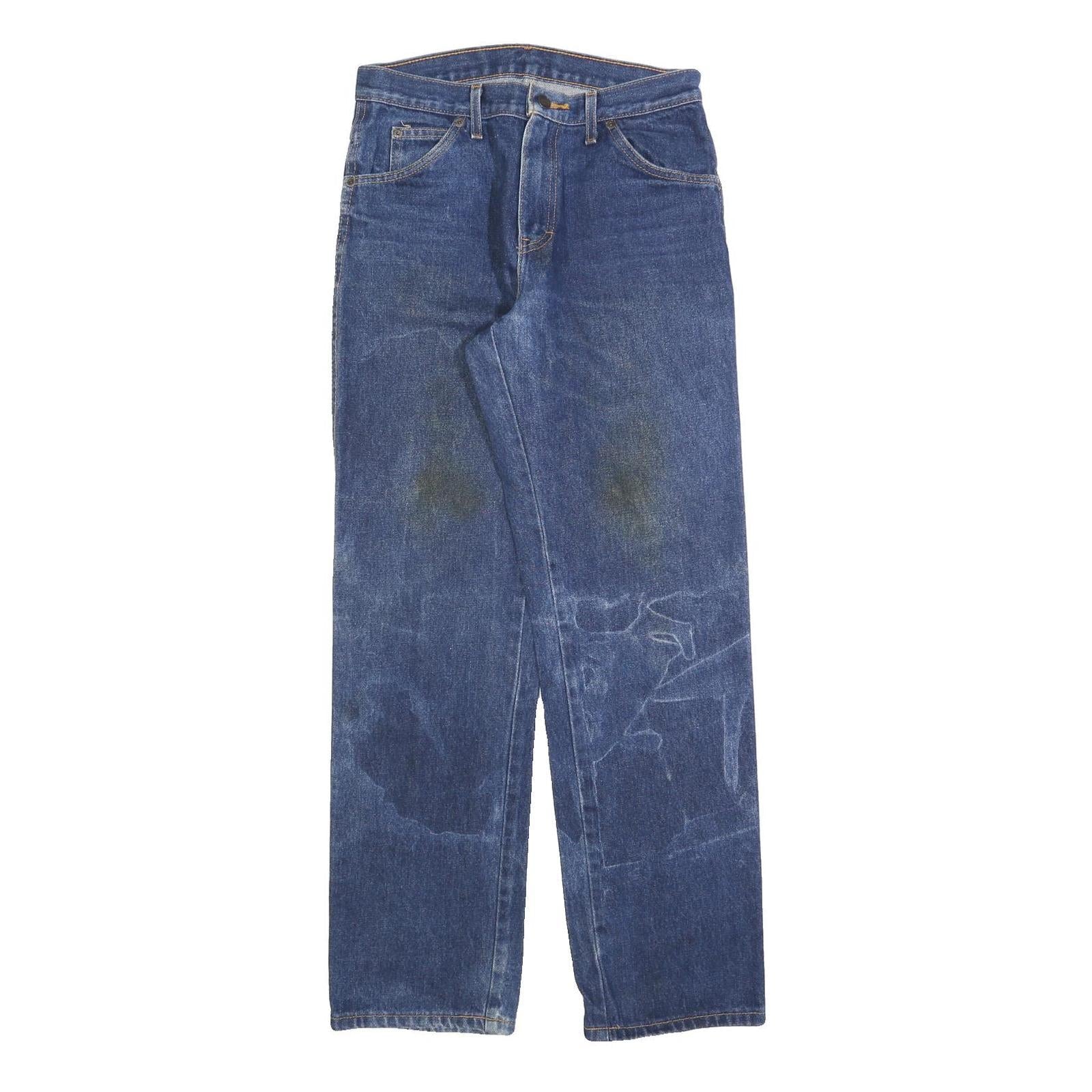DICKIES Mens Jeans Blue Regular Straight Denim Medium W30 L32 Workwear Refurbished - N/A refurbished available on Cerqular